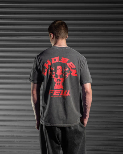 G Gym Tee - Vintage Black & Bulls Red Legacy Edition