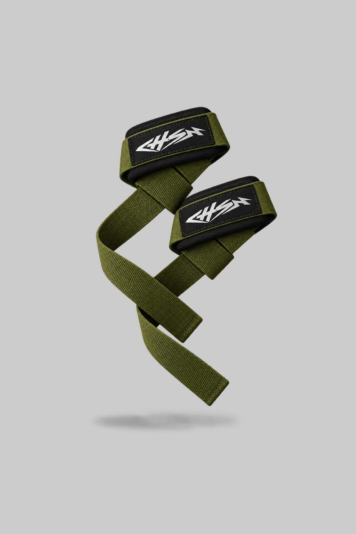 Chosen Few Lifting Straps Military Green - Premium Padded Weightlifting Straps-thumbmail-1