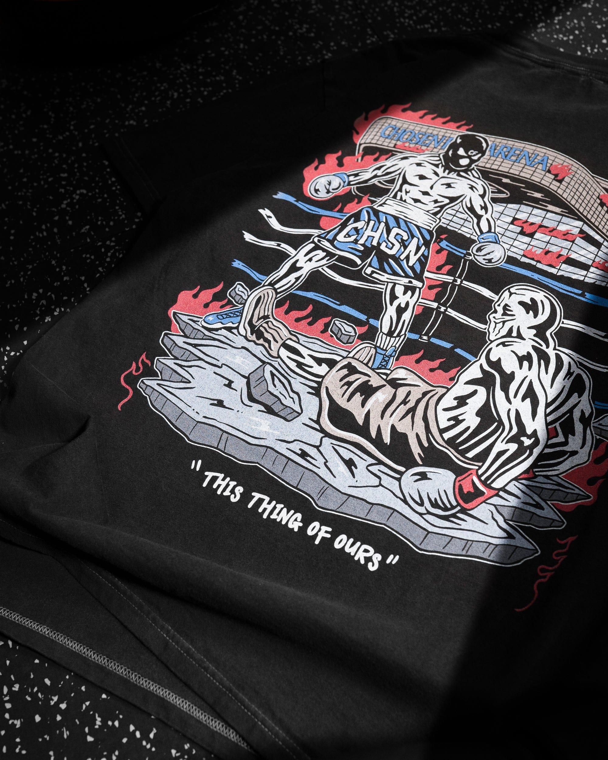 The Main Event Vintage Tee - Black-thumbmail-4