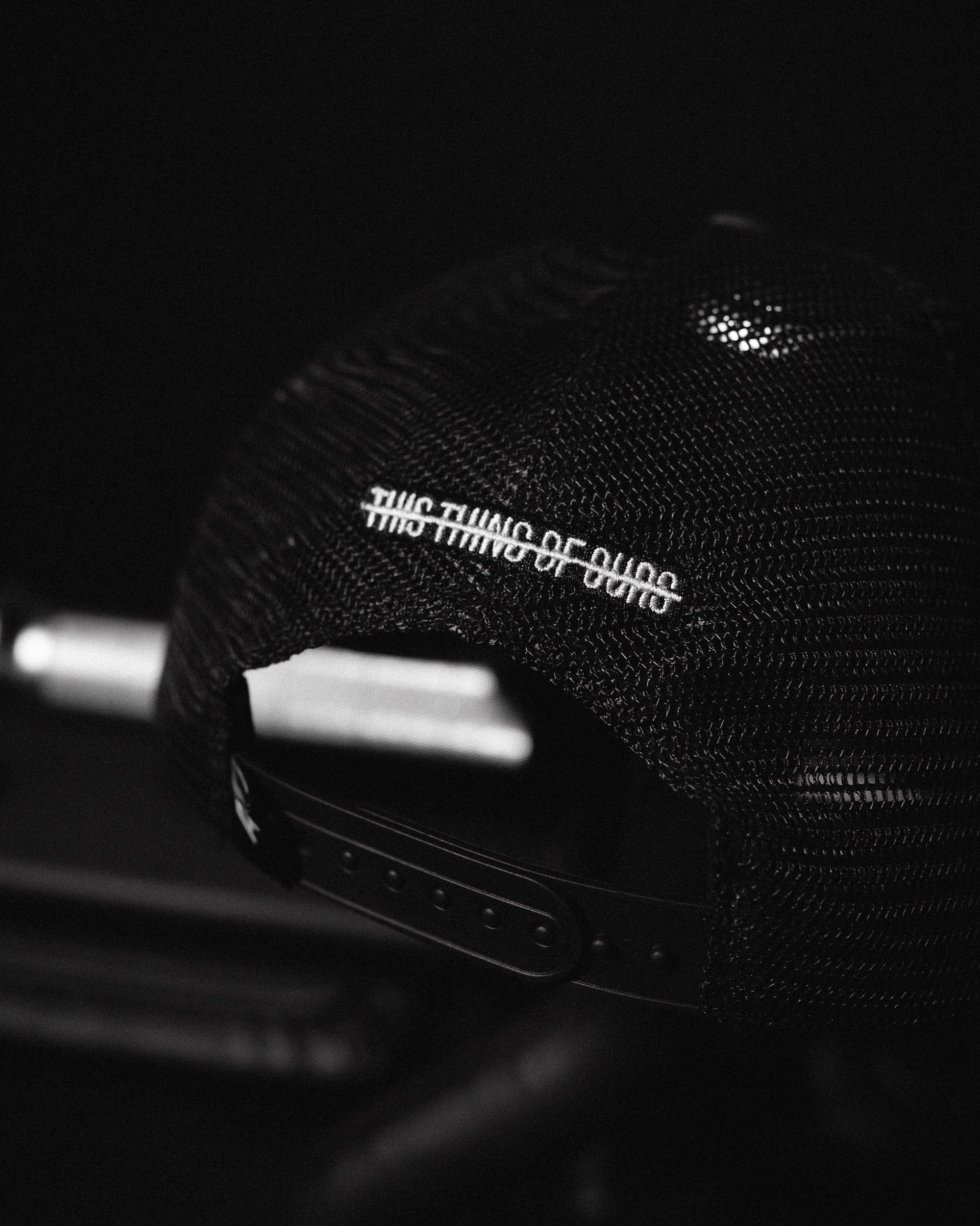 Logo Trucker Cap - Vintage Black-thumbmail-6