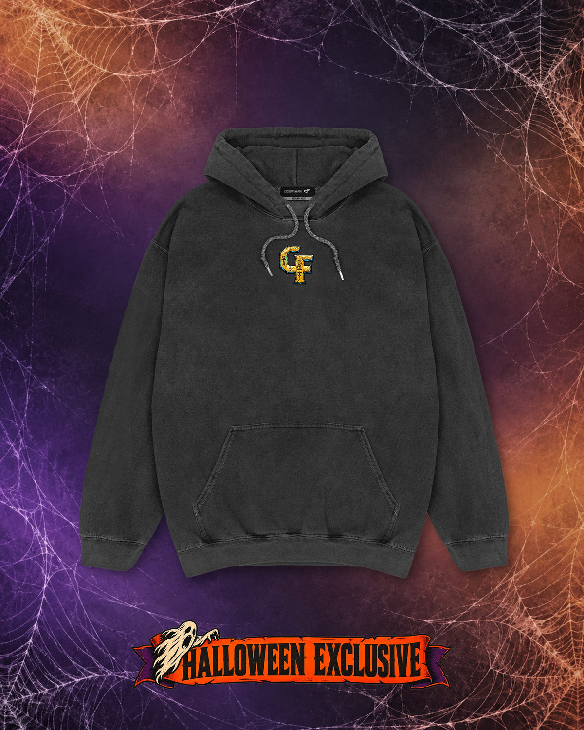 Muscle Mummy - Vintage Hoodie - Black-thumbmail-2
