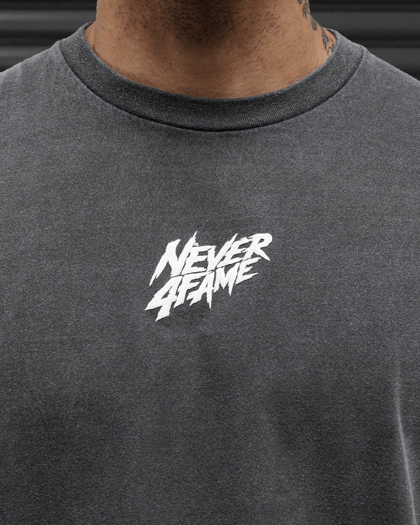 Never 4 Fame Tee - Vintage Black & 3D White