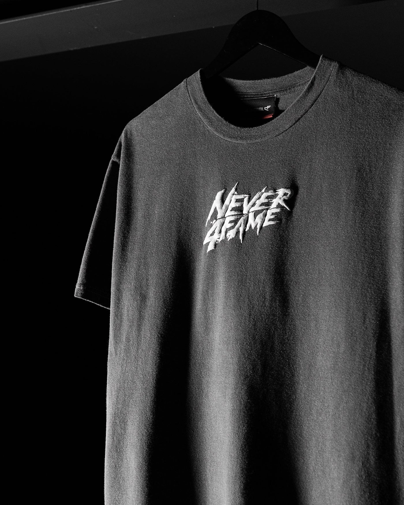 Never 4 Fame Tee - Vintage Black & 3D White
