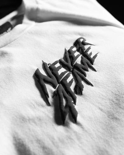 Never 4 Fame Tee - Vintage White & 3D Black