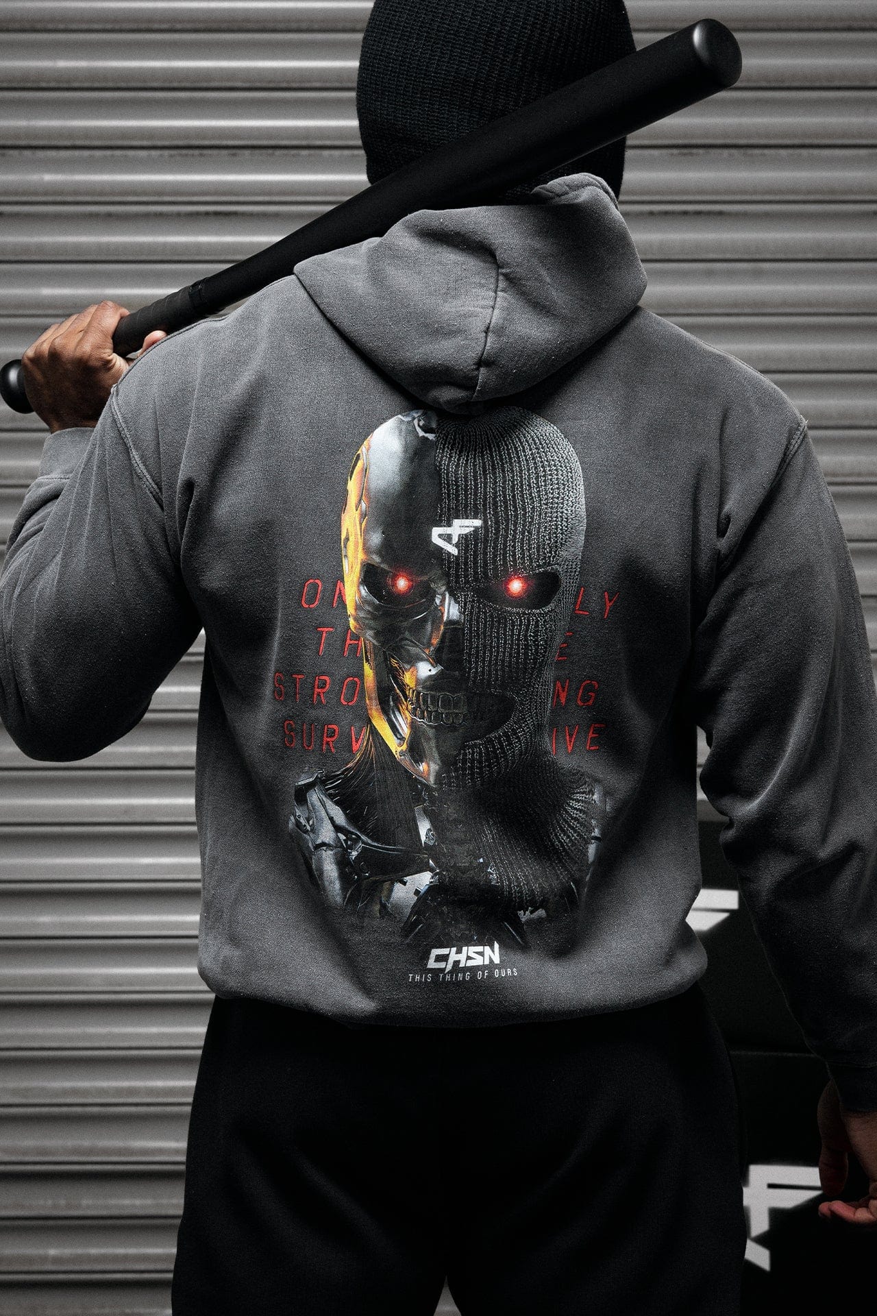 Only The Strong Survive Retro Hoodie Bally Edition