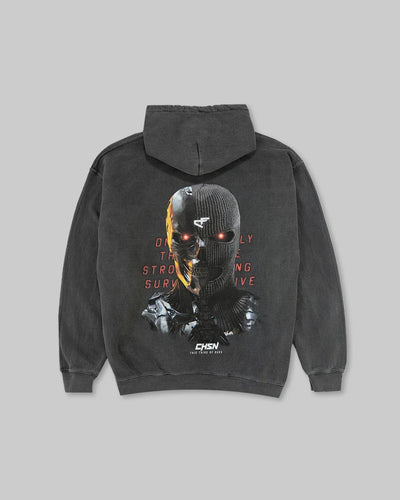 Only The Strong Survive Hoodie - Vintage Black Bally Edition