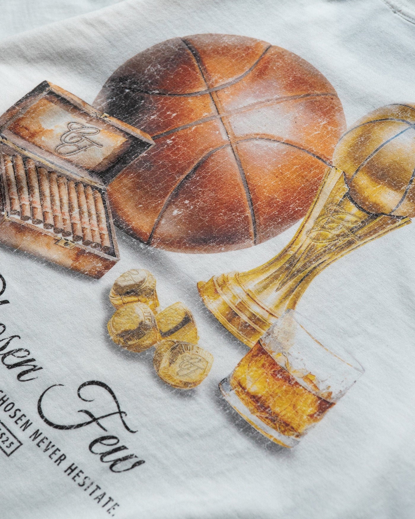 Off-Season Basketball SS25 Vintage Tee - White