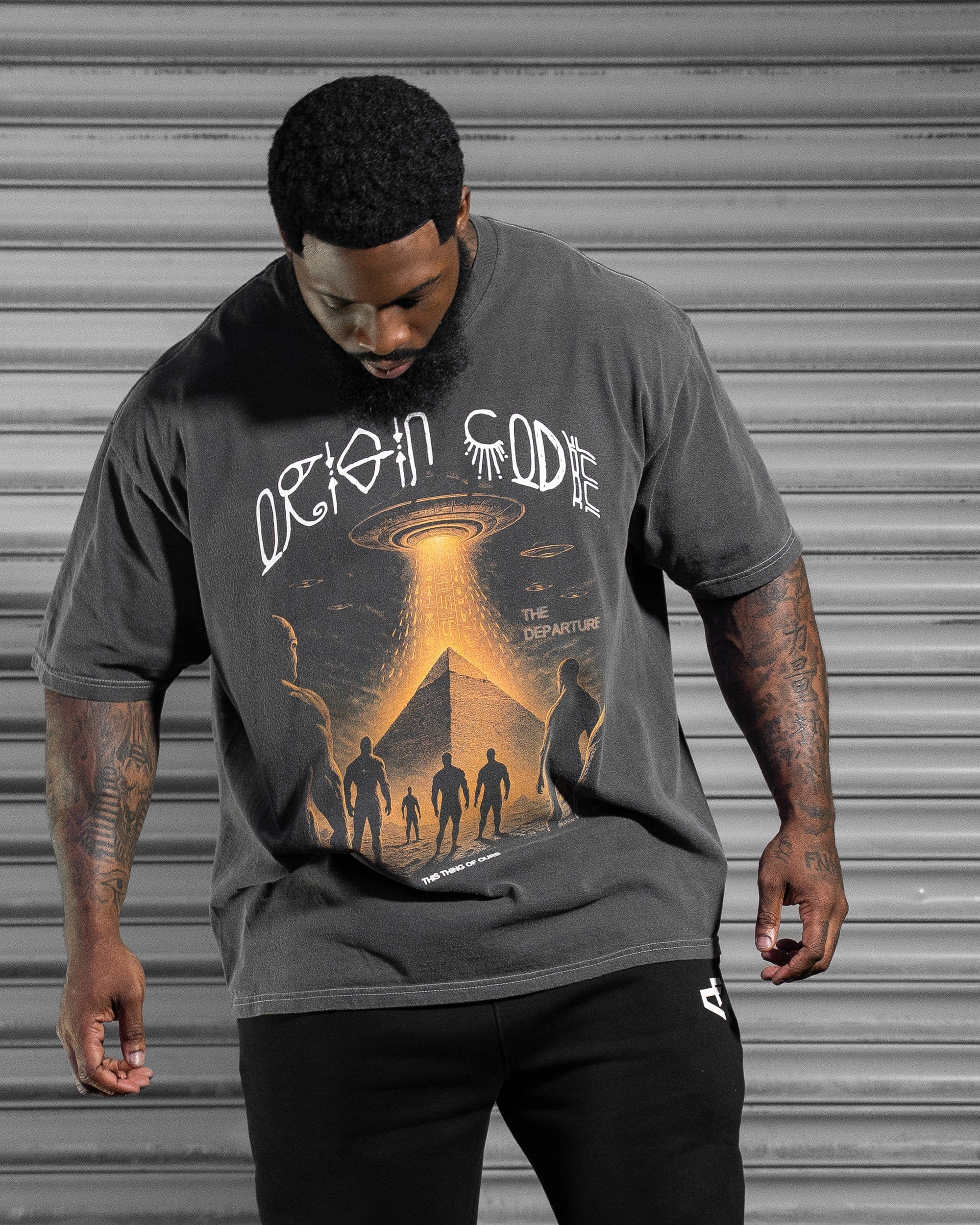 Origin Code The Departure Vintage Tee - Black-thumbmail-5