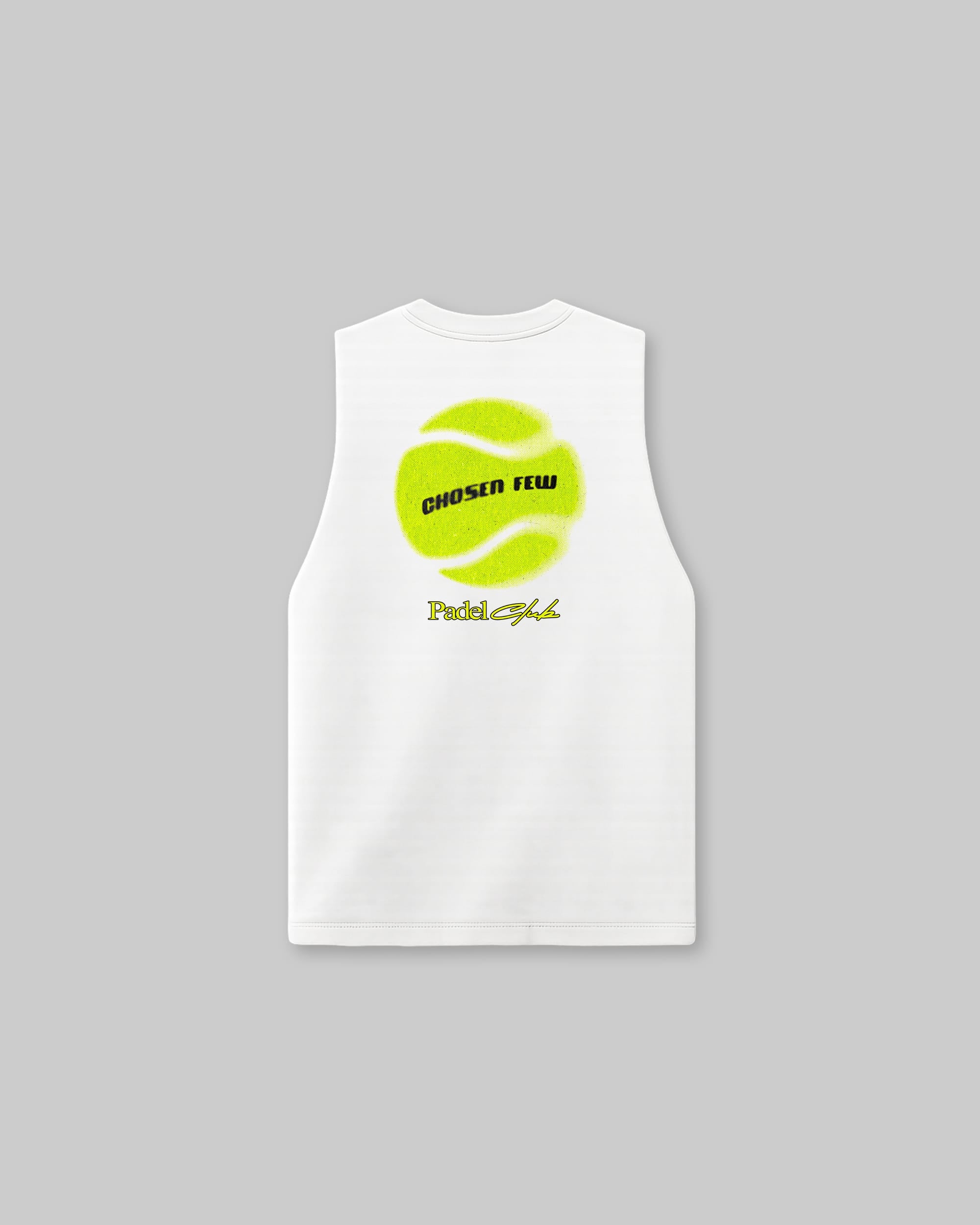 Padel Club - Vintage Sleeveless Tee - White-thumbmail-1