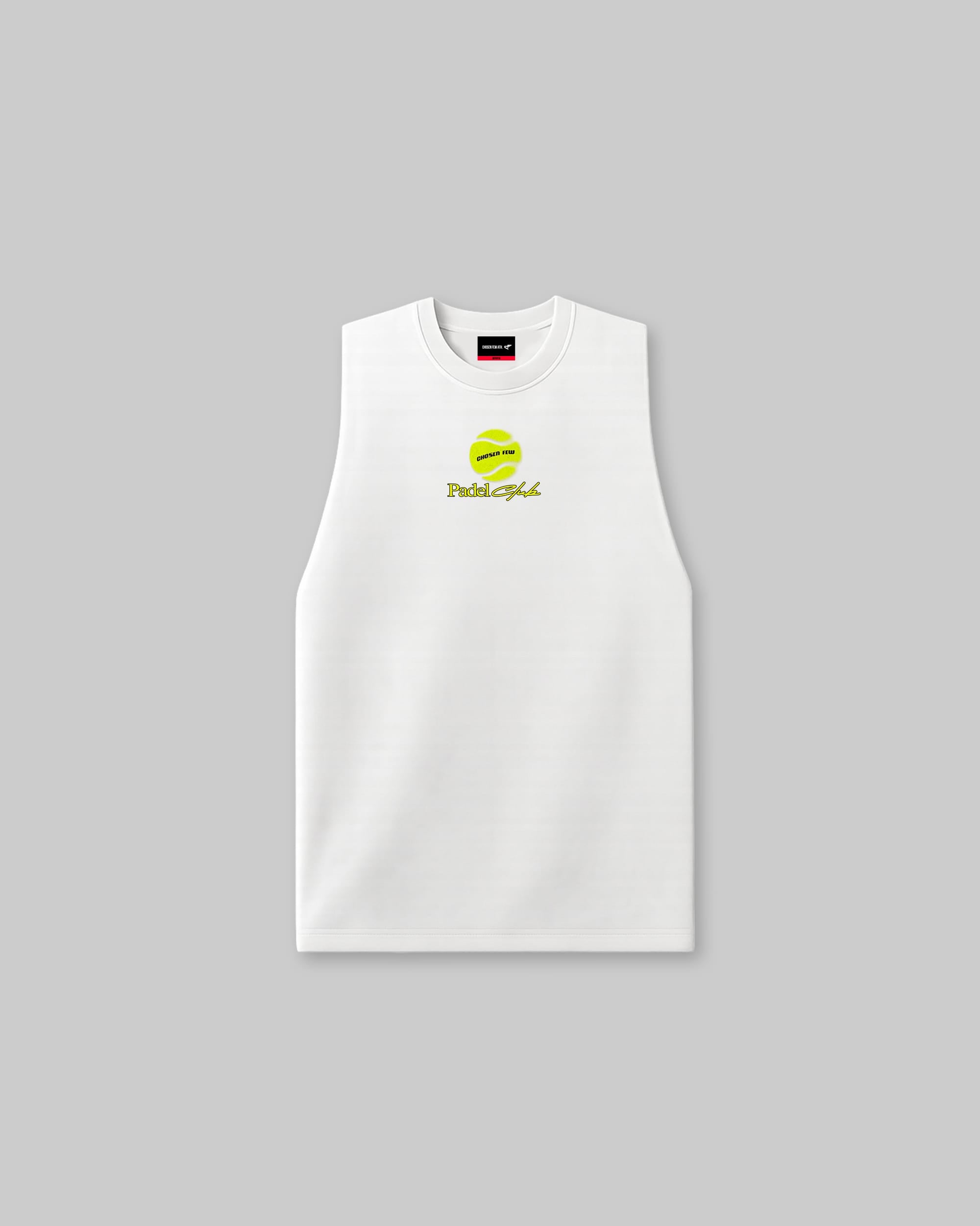 Padel Club - Vintage Sleeveless Tee - White-thumbmail-2