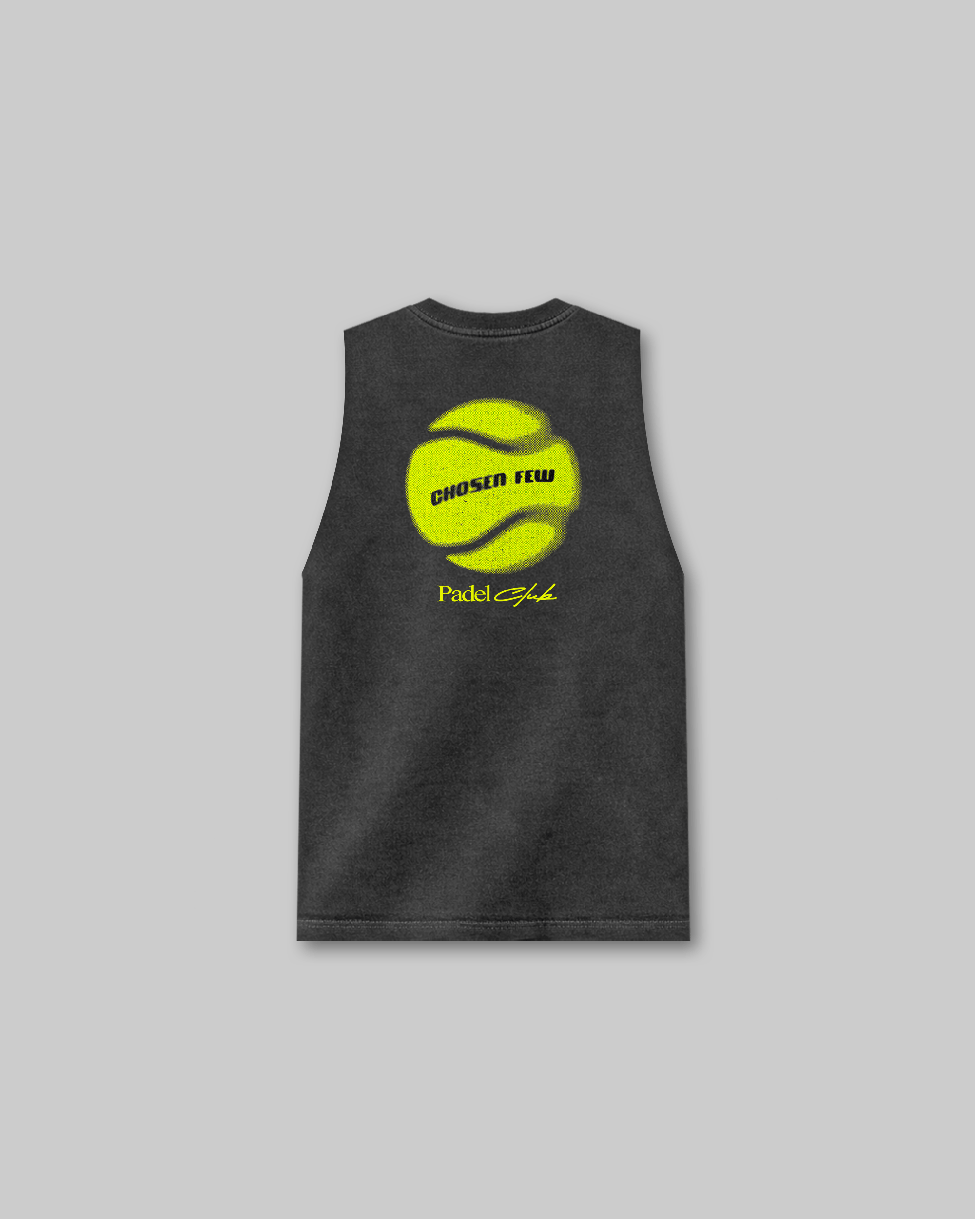 Padel Club - Vintage Sleeveless Tee - Black-thumbmail-1