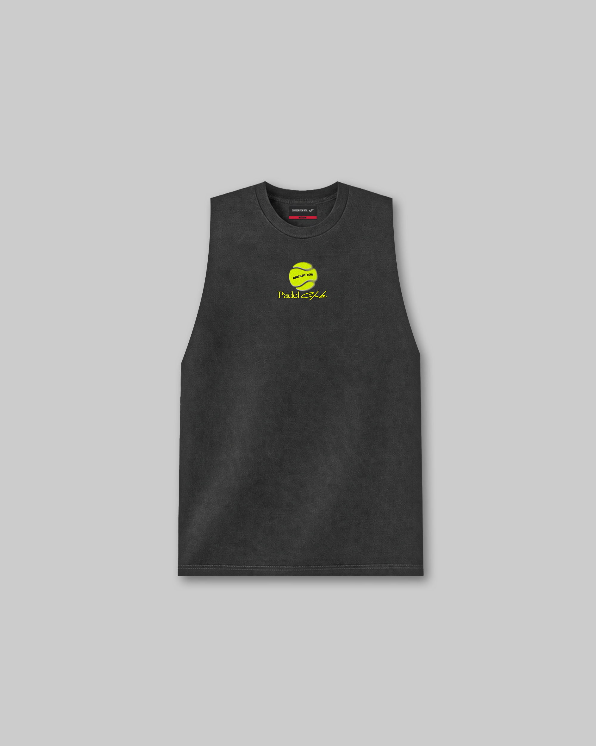 Padel Club - Vintage Sleeveless Tee - Black-thumbmail-2