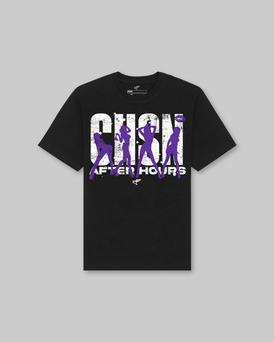 LKK After Hours Heavy Tee - Black & Purple
