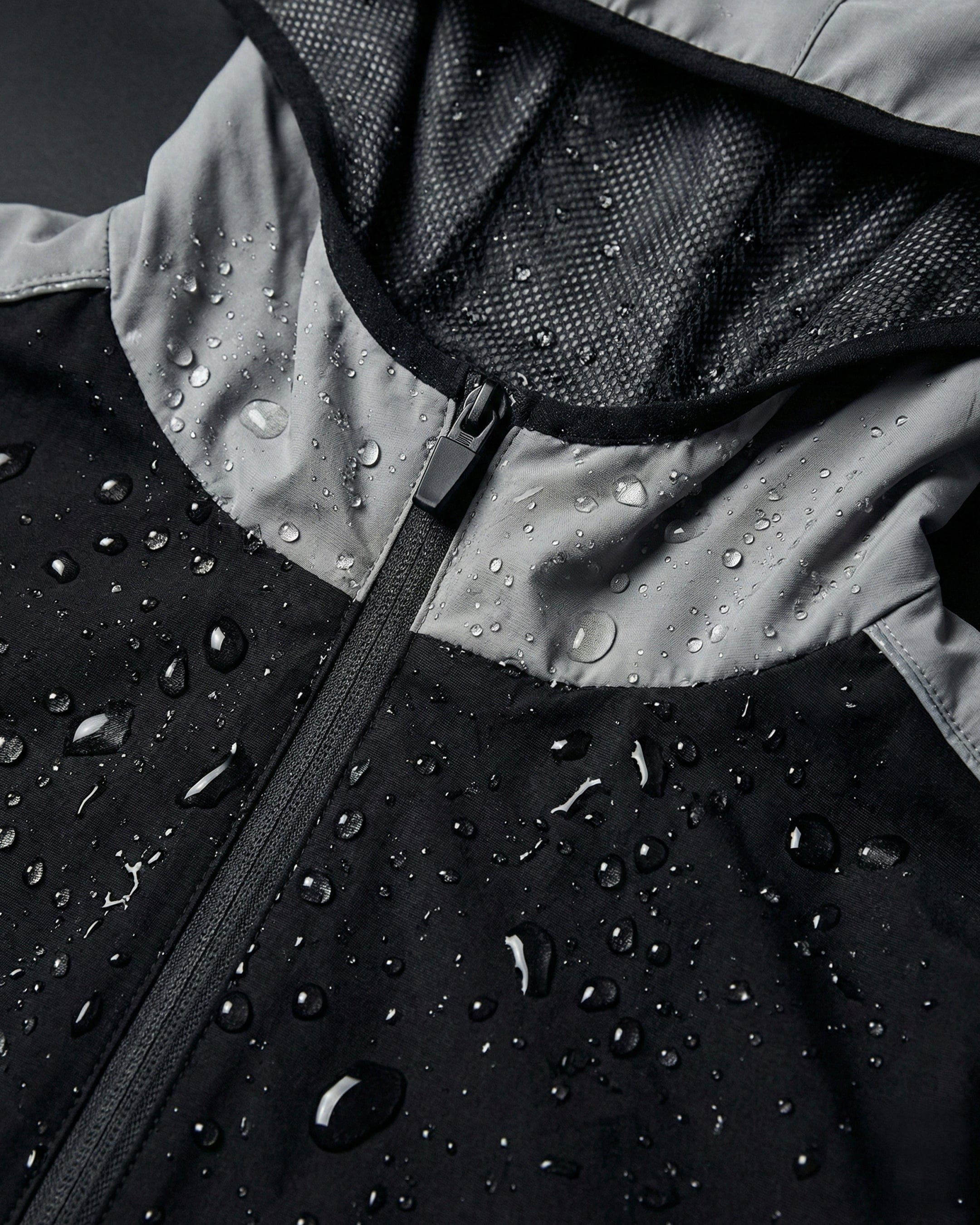 Performance Zip Hoodie - Black & Grey-thumbmail-9