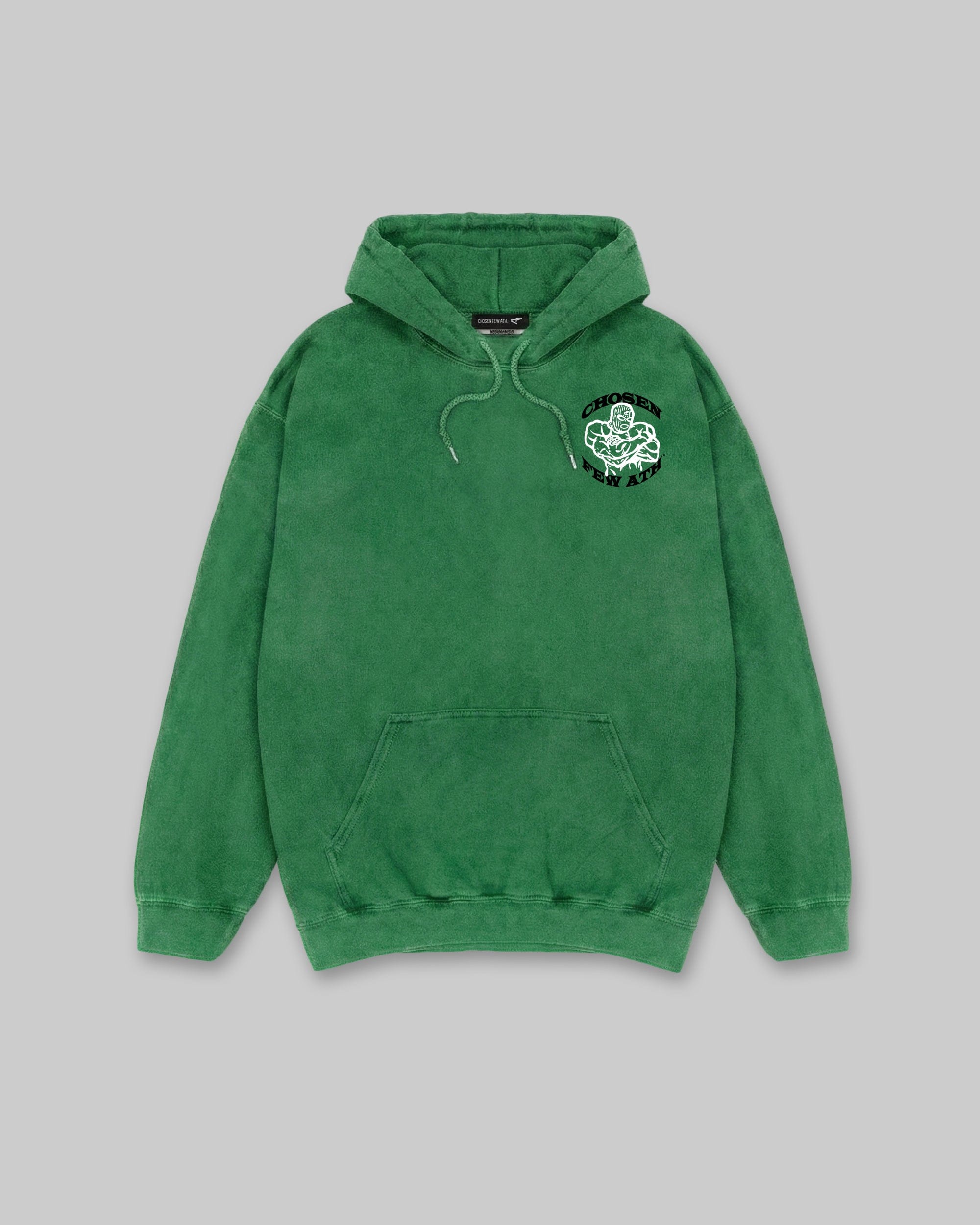 Pump Club - Vintage Hoodie - Green & Black
