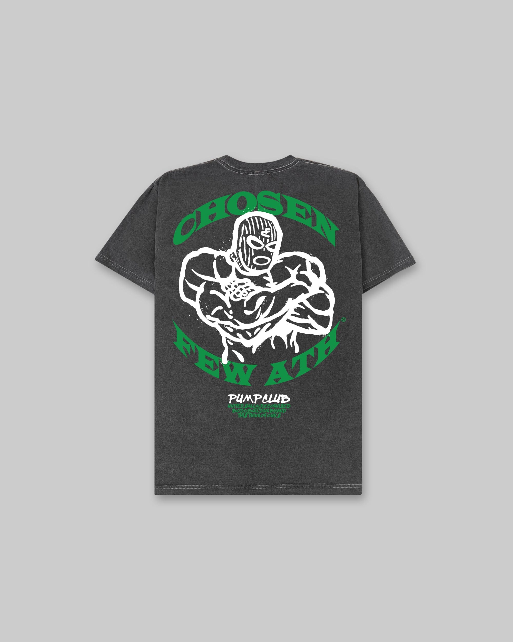 Pump Club - Vintage Tee - Black & Green