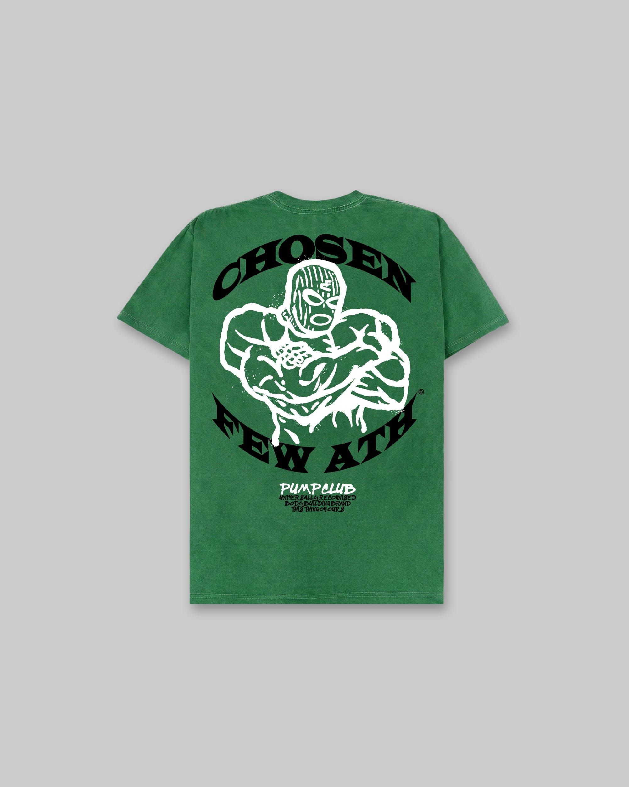 Pump Club - Vintage Tee - Green & Black