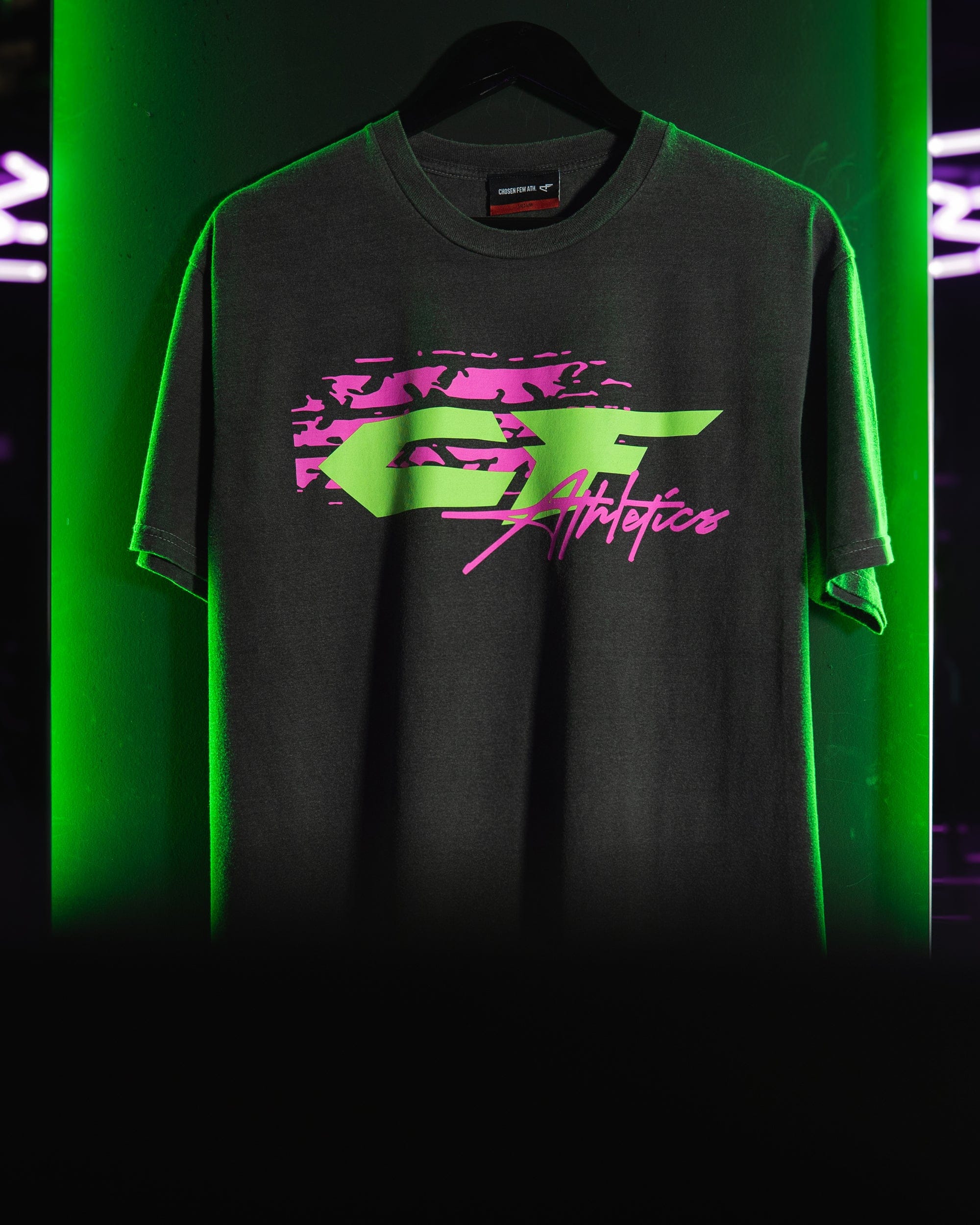 Factory Team - Vintage Tee - Black & Green