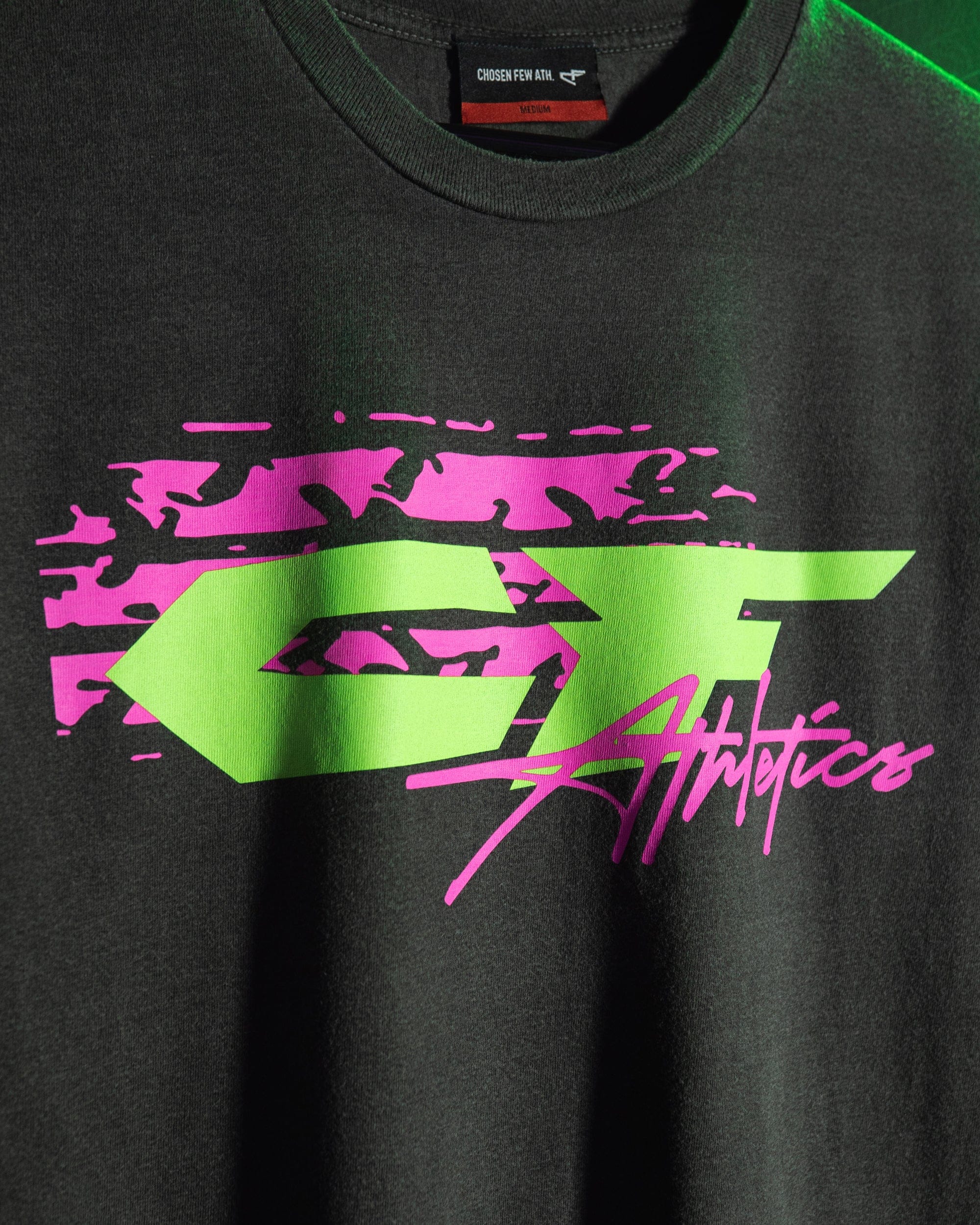 Factory Team - Vintage Tee - Black & Green-thumbmail-3