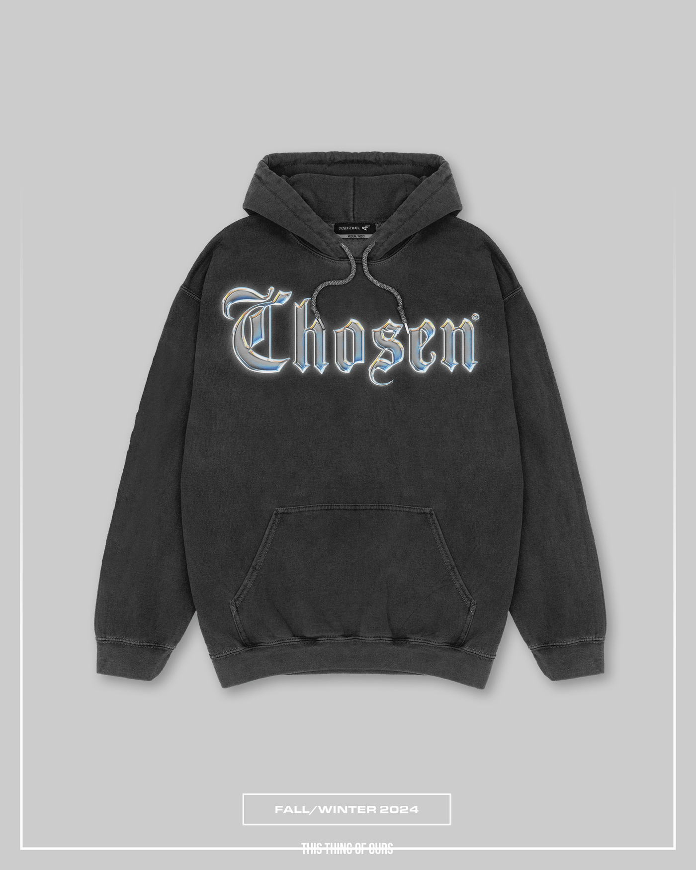 Script FW24 Hoodie - Vintage Black