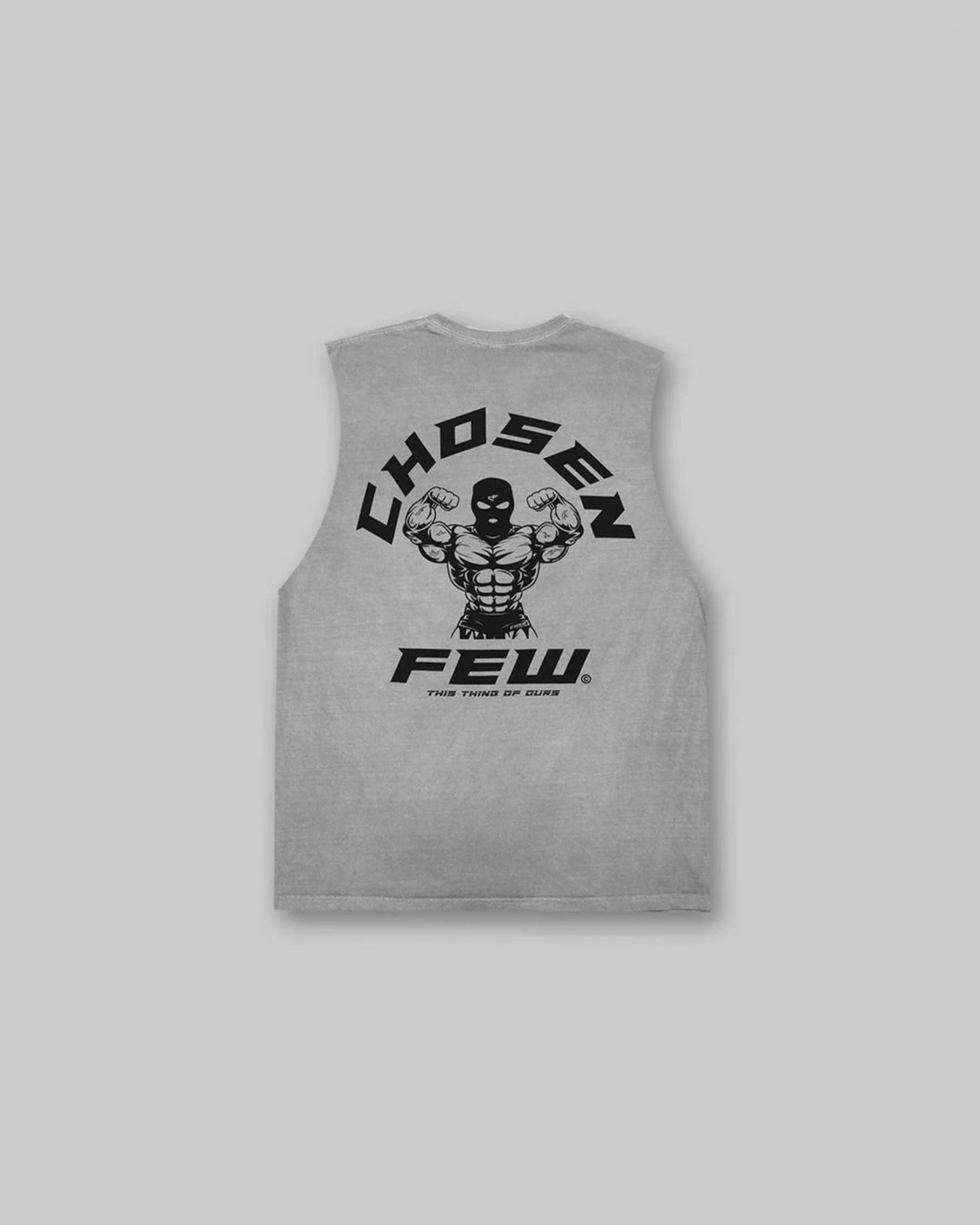 G Gym Sleeveless Tee - Vintage Grey & Black