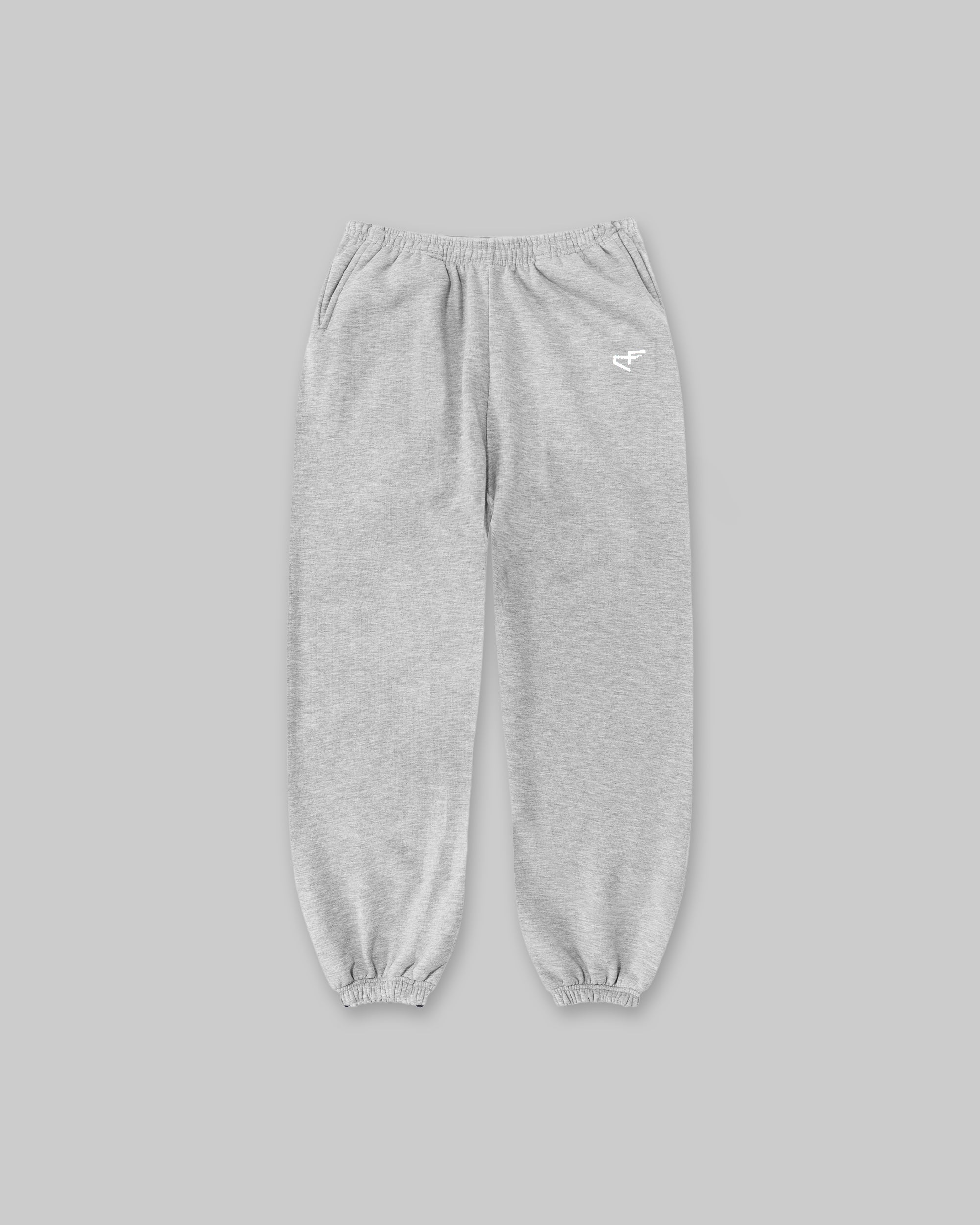 Daily Logo Cuffed Jogger - Salt & Pepper