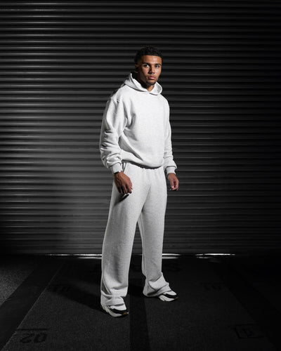 Daily Logo Wide Jogger - Salt & Pepper