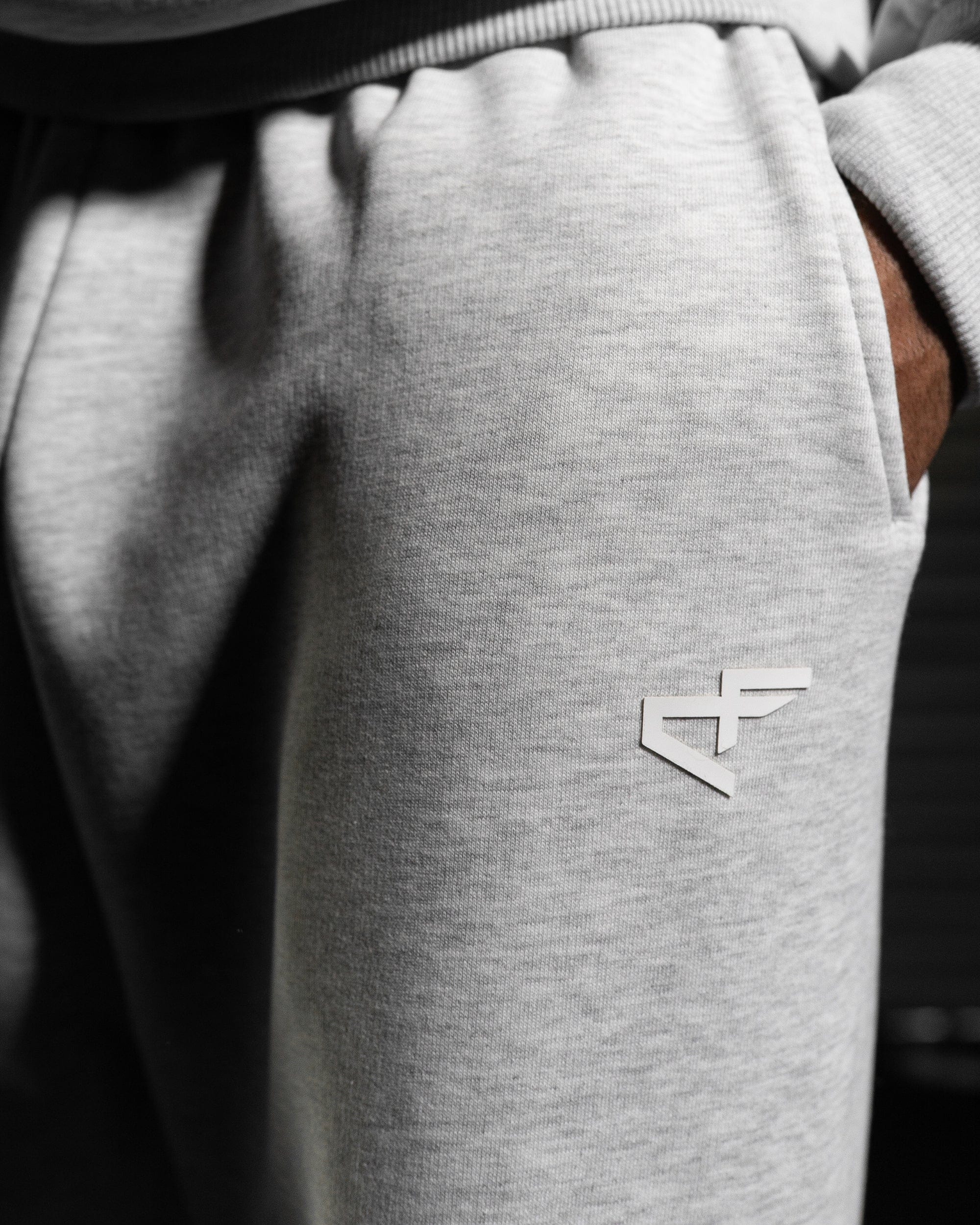 Daily Logo Wide Jogger - Salt & Pepper-thumbmail-3