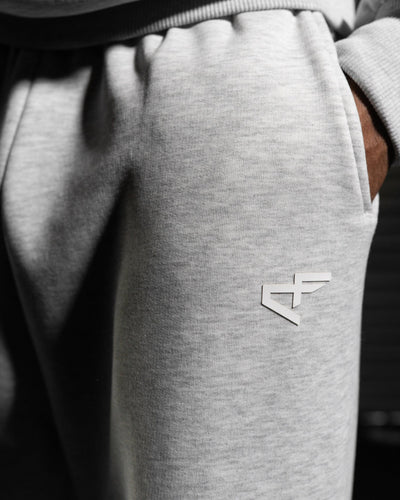 Daily Logo Wide Jogger - Salt & Pepper