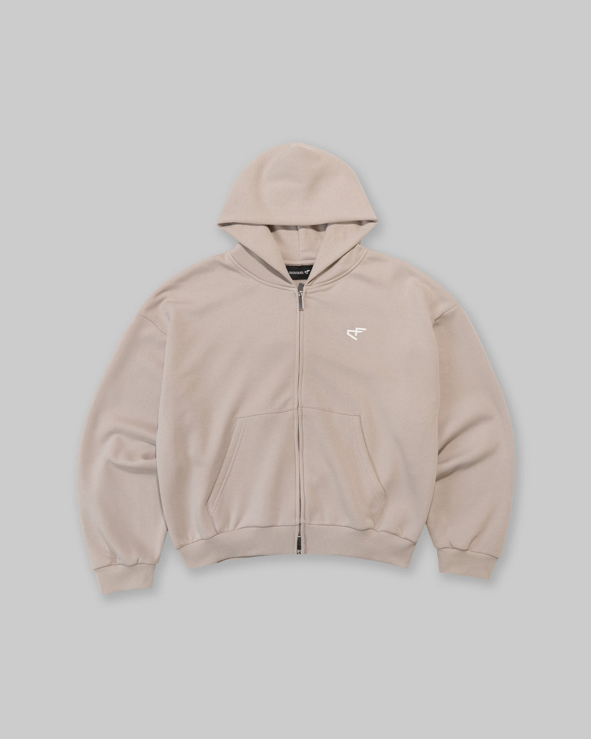 Daily Logo Zip Hoodie - Dune Dusk-thumbmail-1
