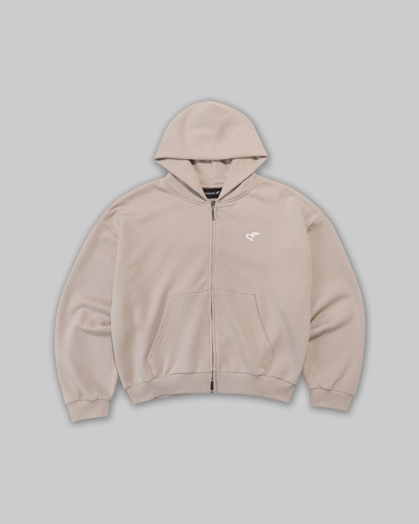 Daily Logo Zip Hoodie - Dune Dusk