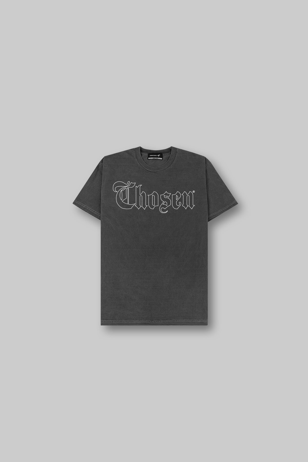 Script Tee - Vintage Black & White