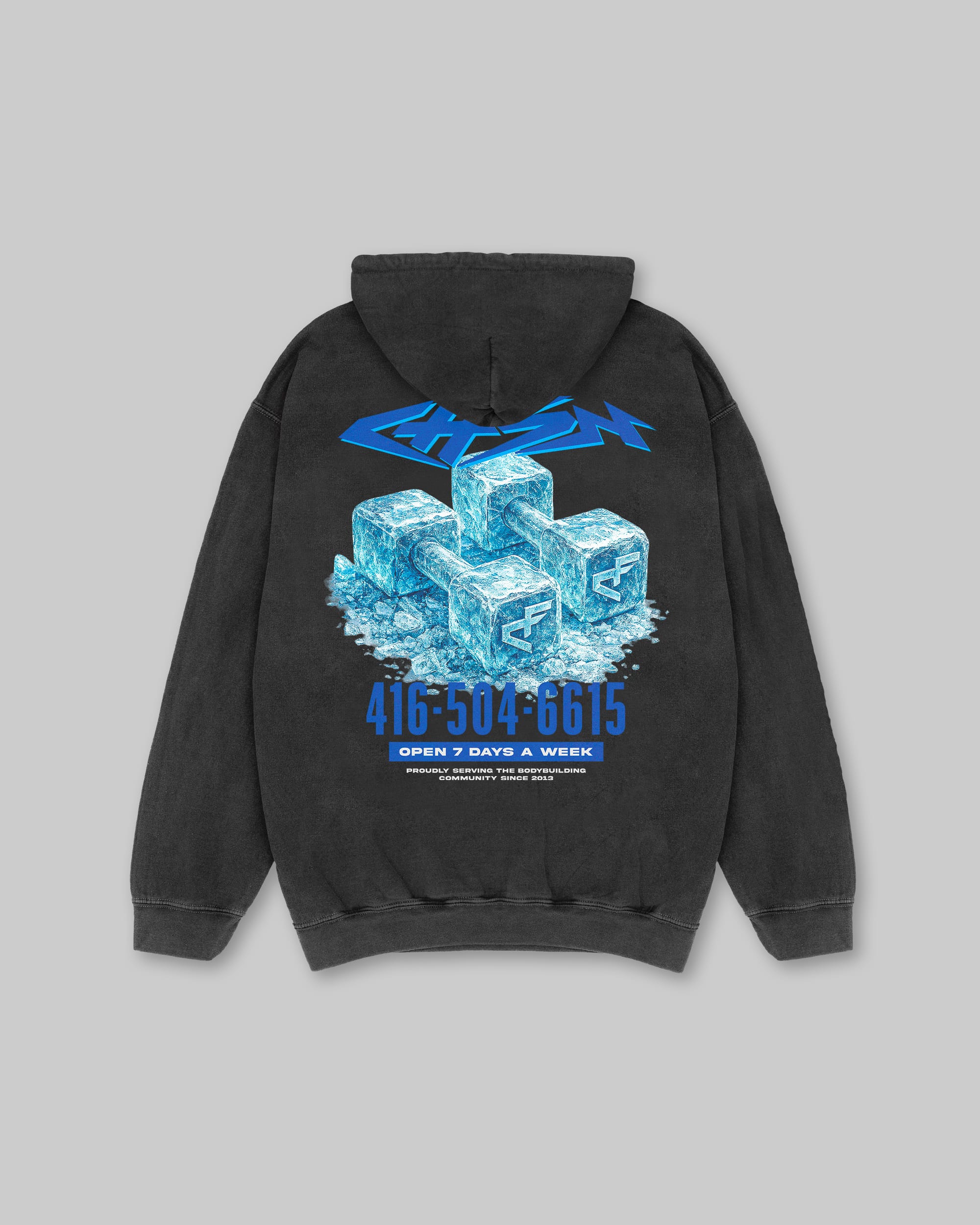 Serving Since 2013 - Vintage Hoodie Black - Iceman Edition