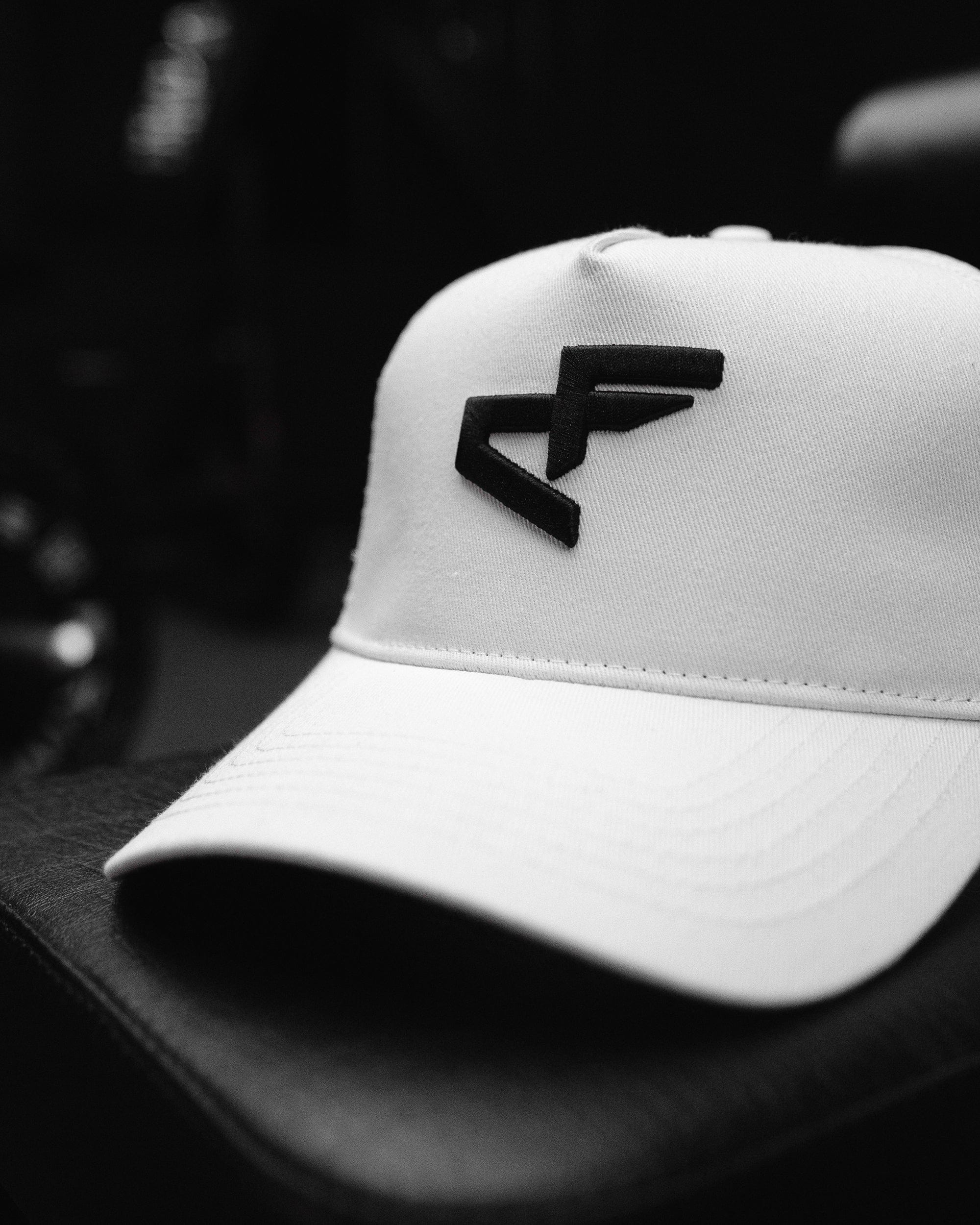 Logo Trucker Cap - White