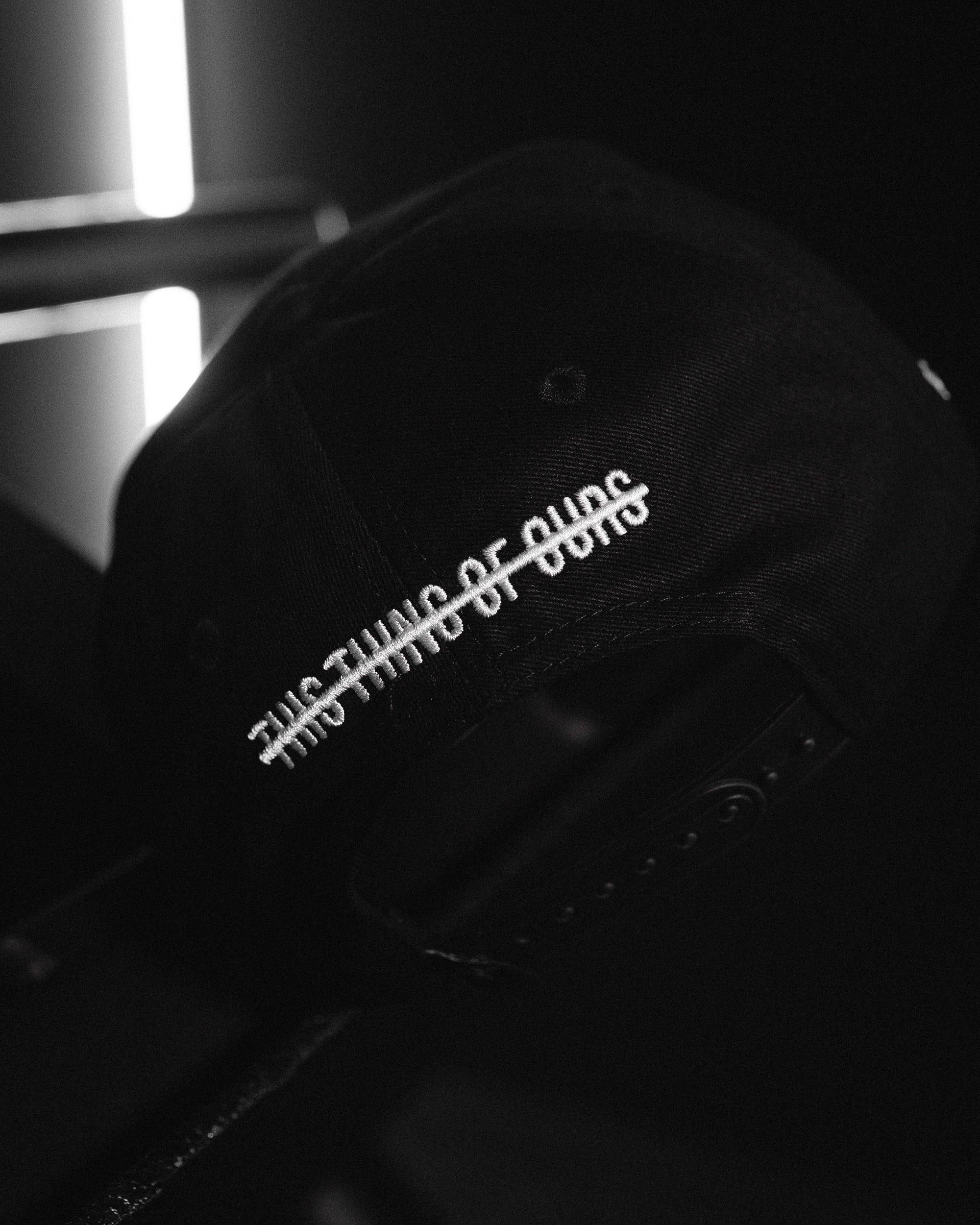 Logo Snapback - Black