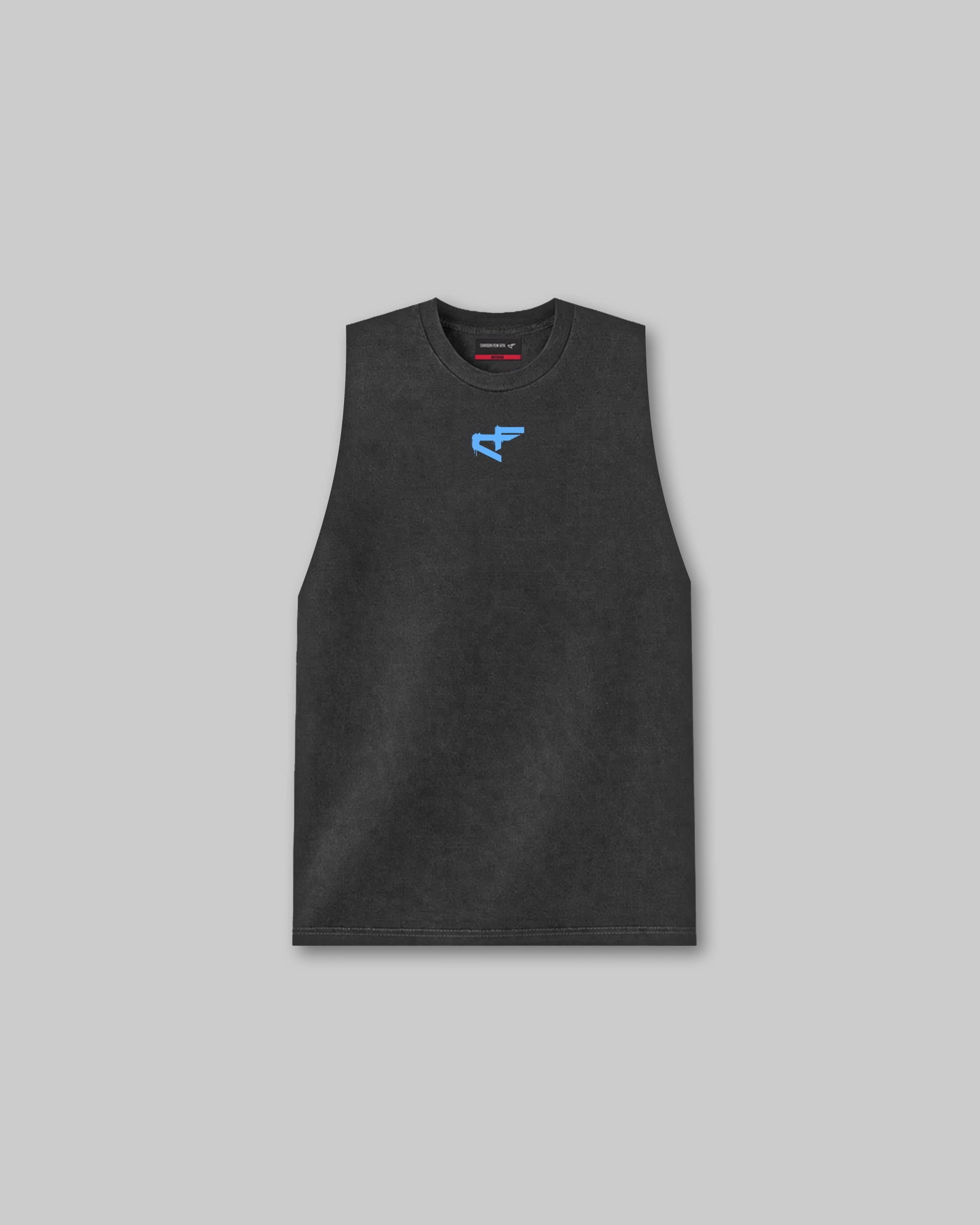 G Gym Stencil Edition - Vintage Sleeveless Tee - Black & Bubblegum