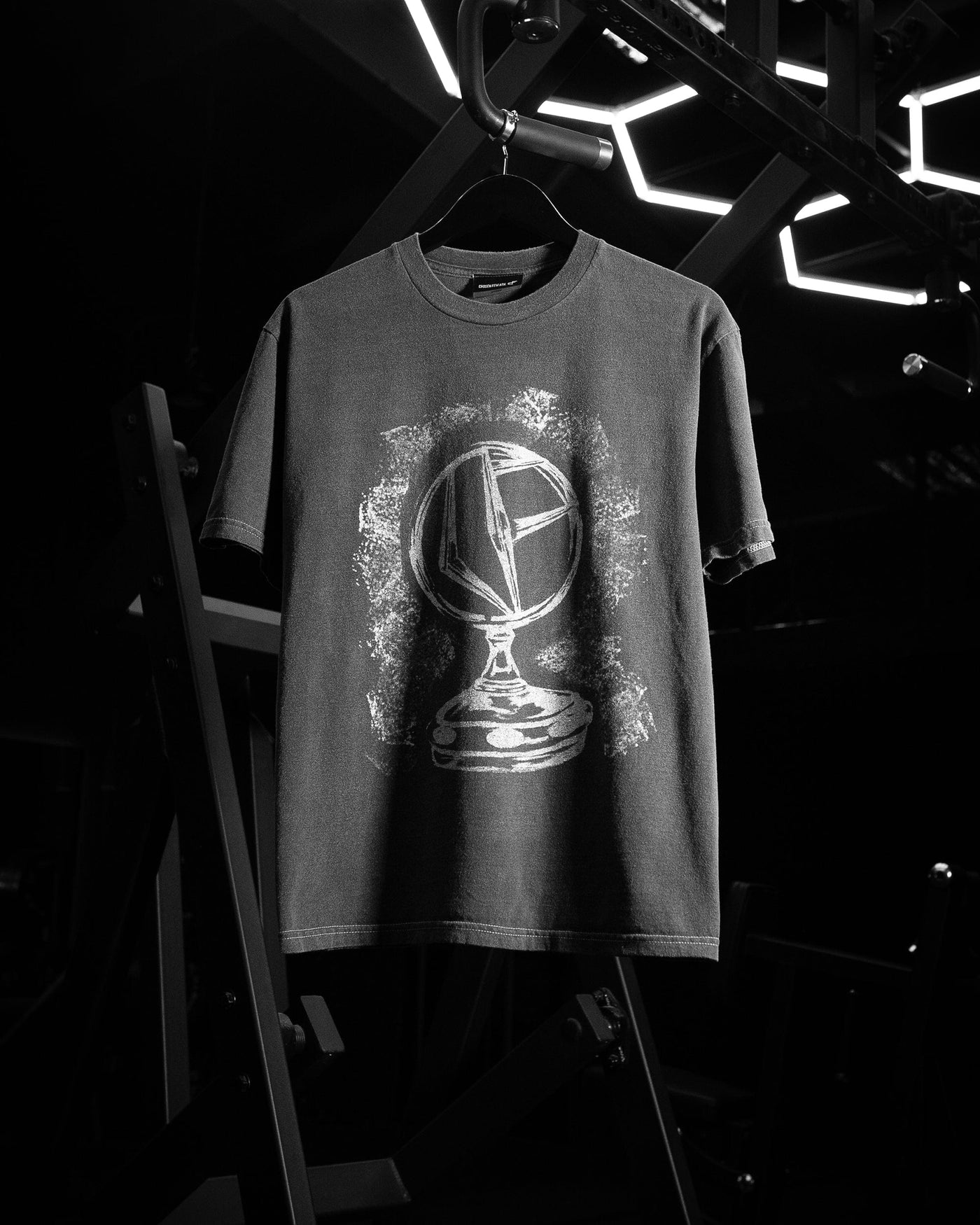 Stolen Symbols "Benz" Vintage Tee Black & Metallic Silver