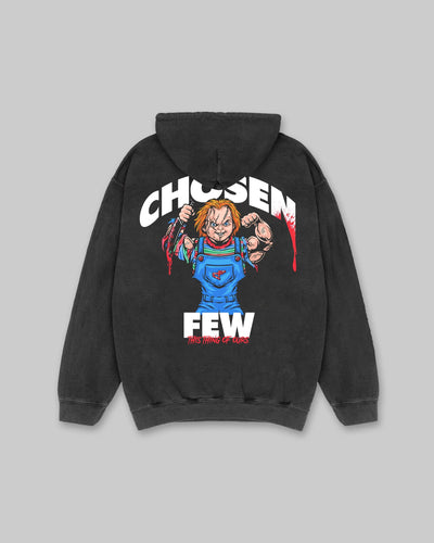 Swoleplay Halloween Vintage Hoodie - Black