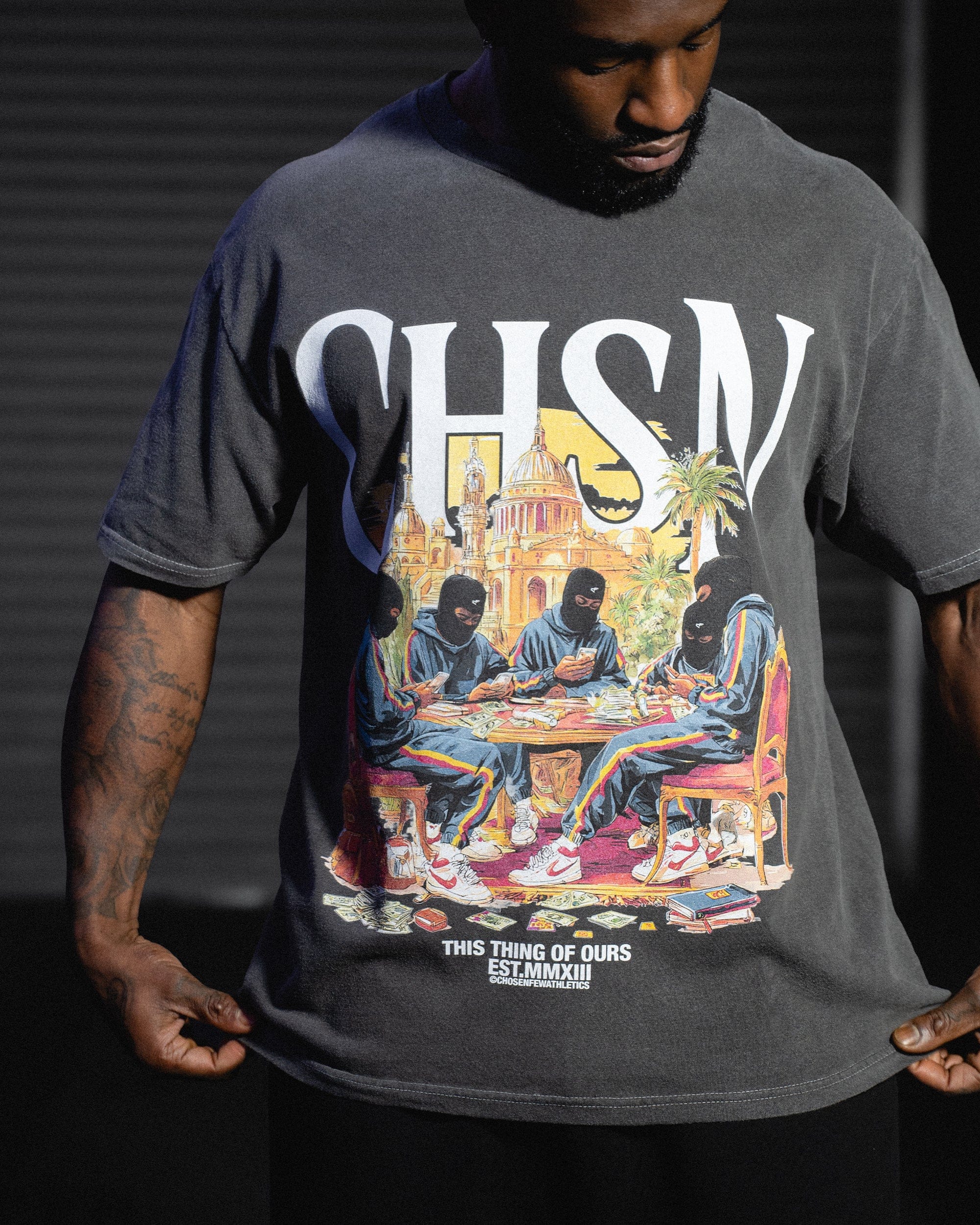 Syndicate - Vintage Tee - Black