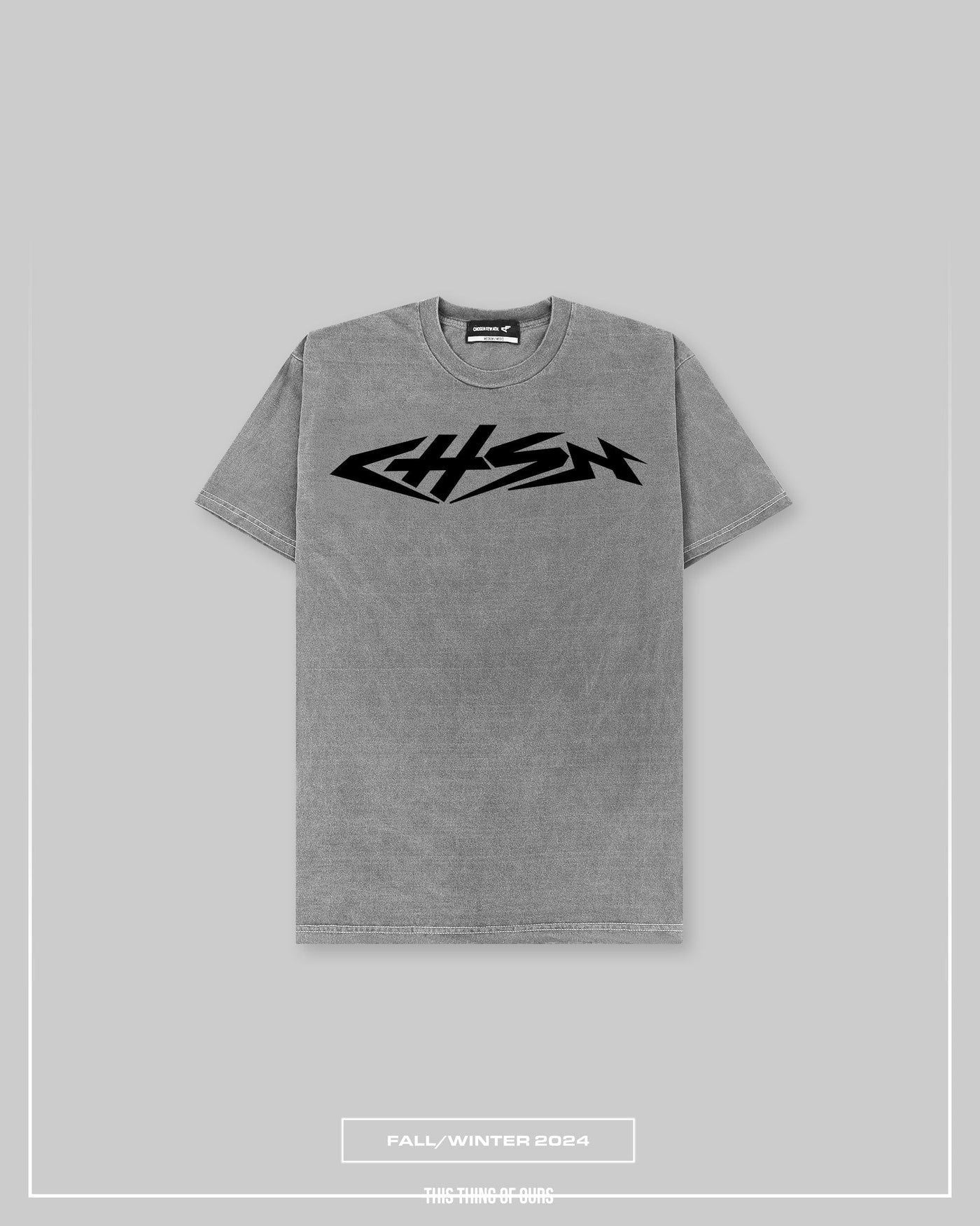 Iron Thunder FW24 Tee - Vintage Grey