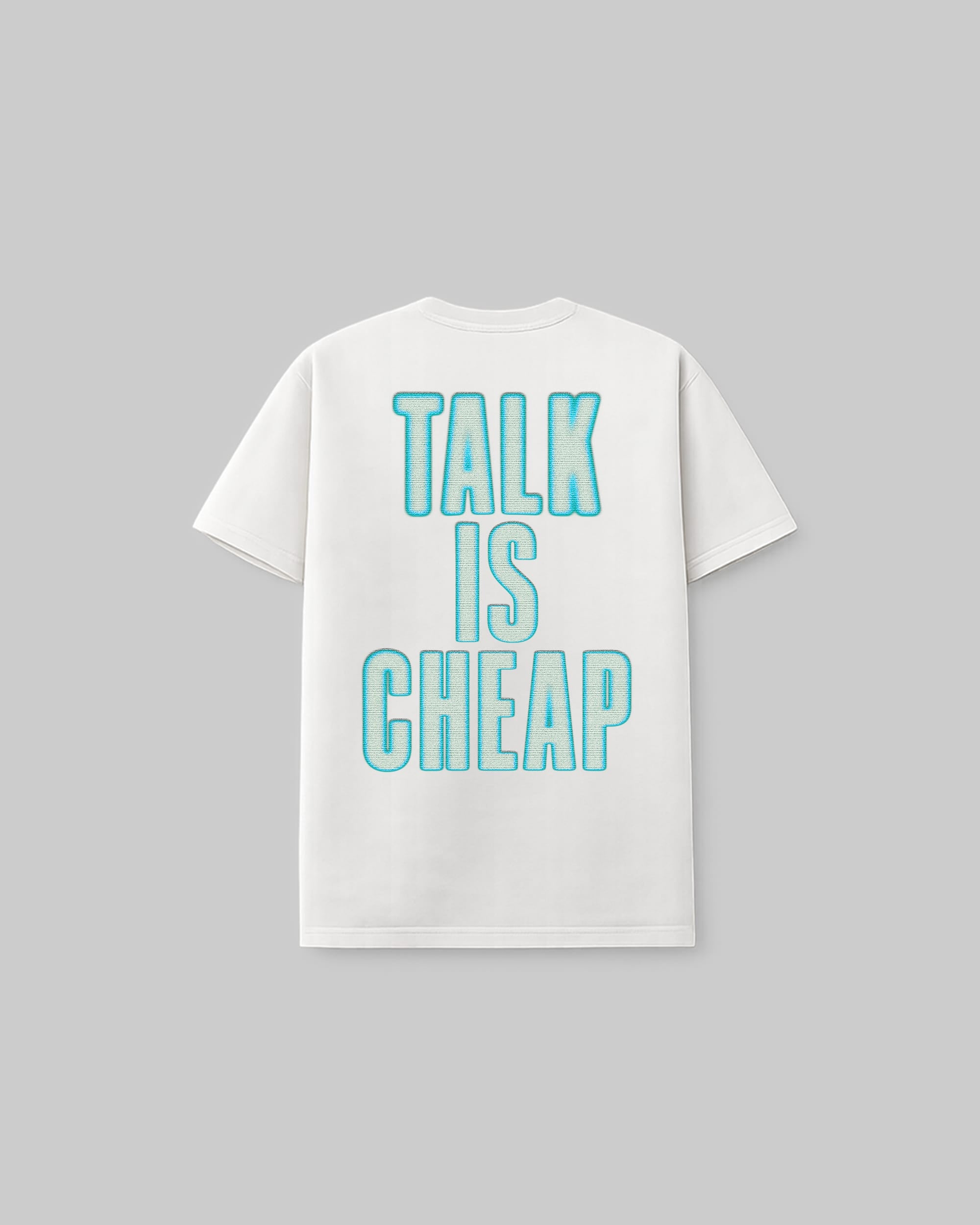 Talk is Cheap - Vintage Tee White - Iceman Edition