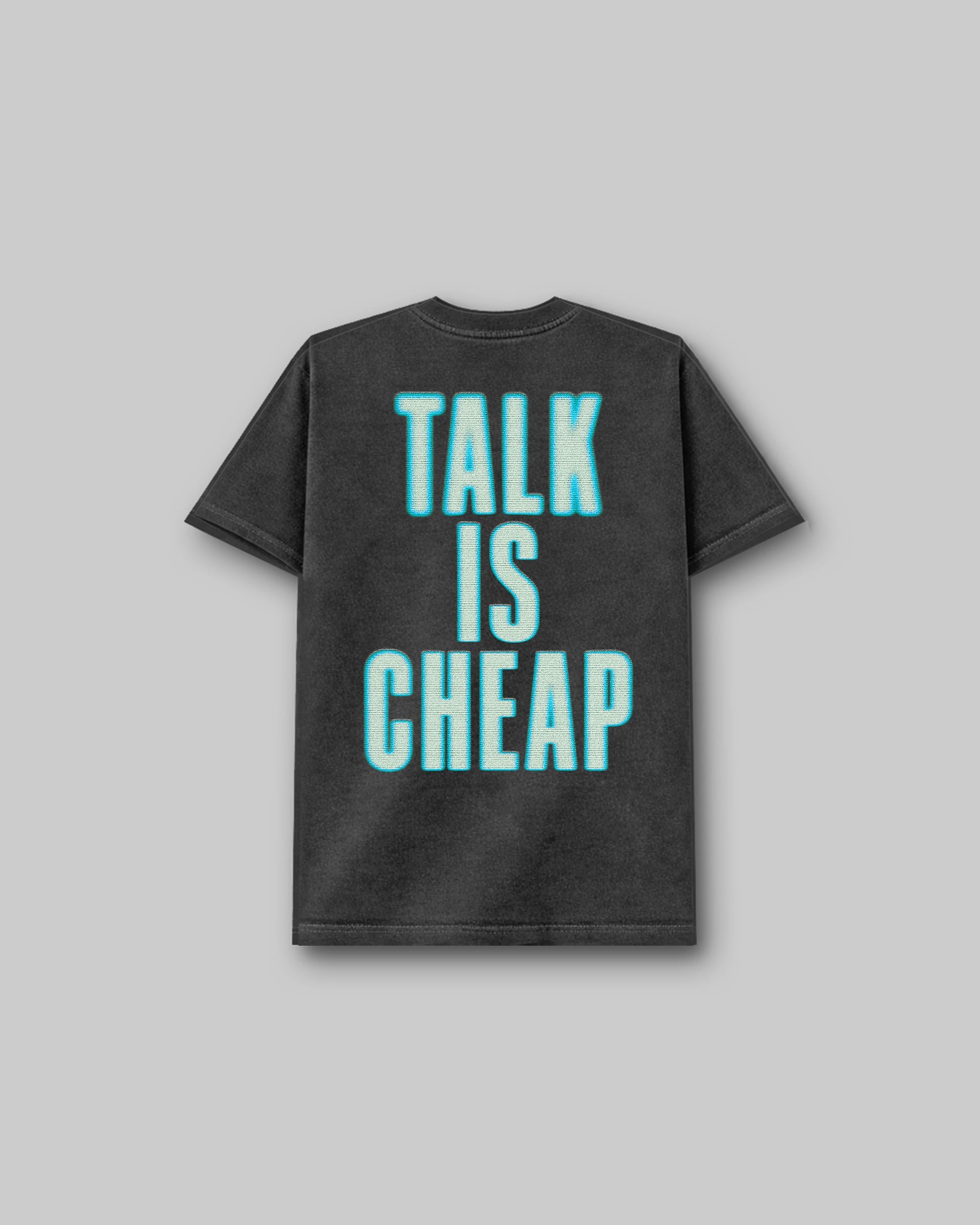Talk is Cheap - Vintage Tee Black - Iceman Edition