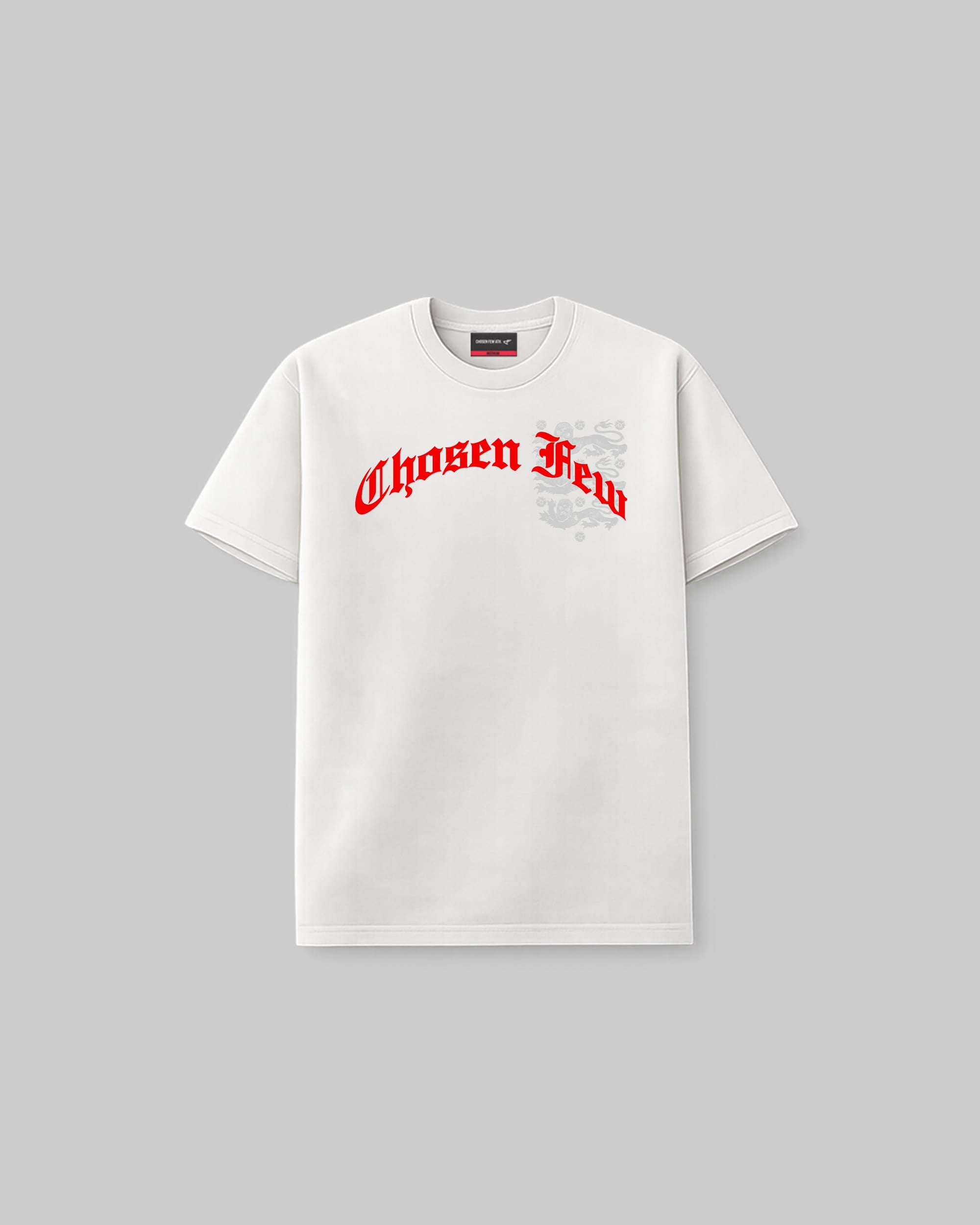 Three Lions - Vintage Tee - White