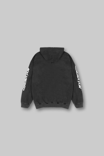 Thunder Hoodie - Vintage Black & White