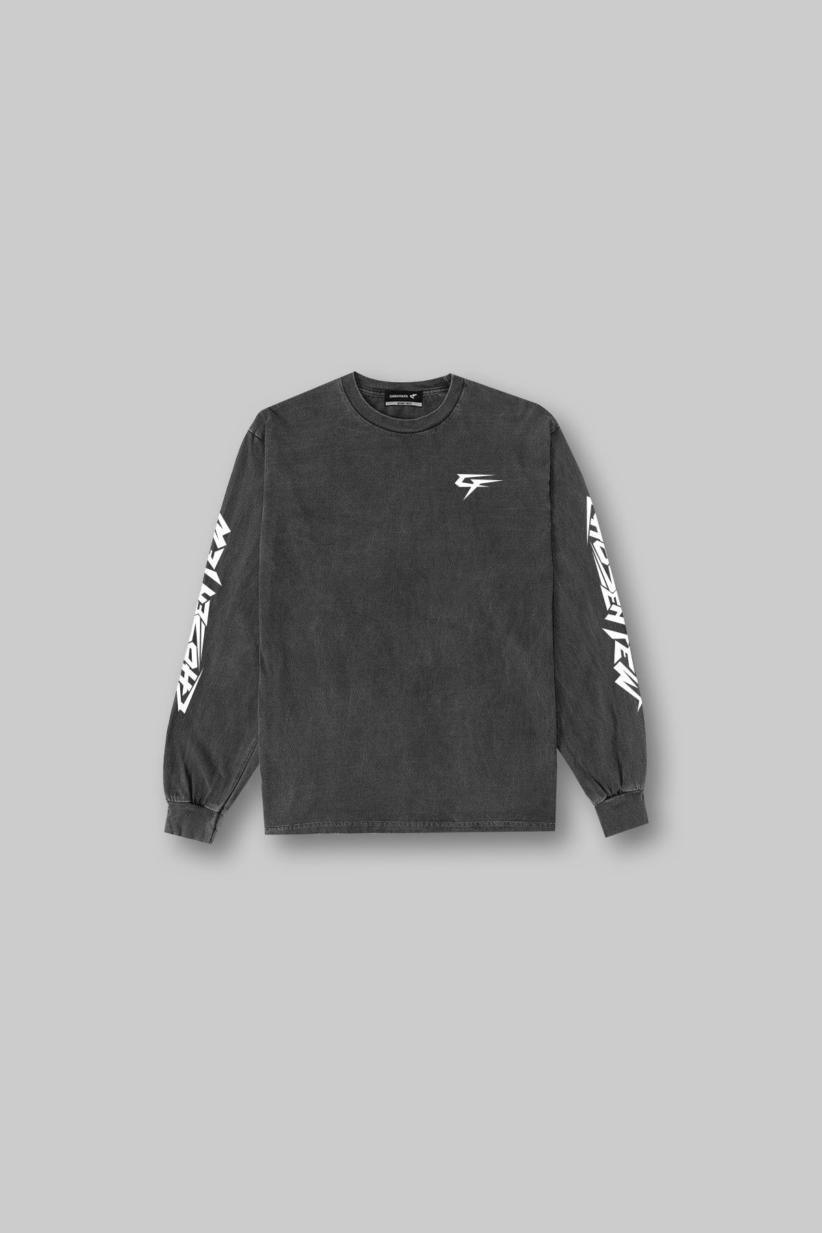 Thunder Long Sleeve Tee - Vintage Black & White