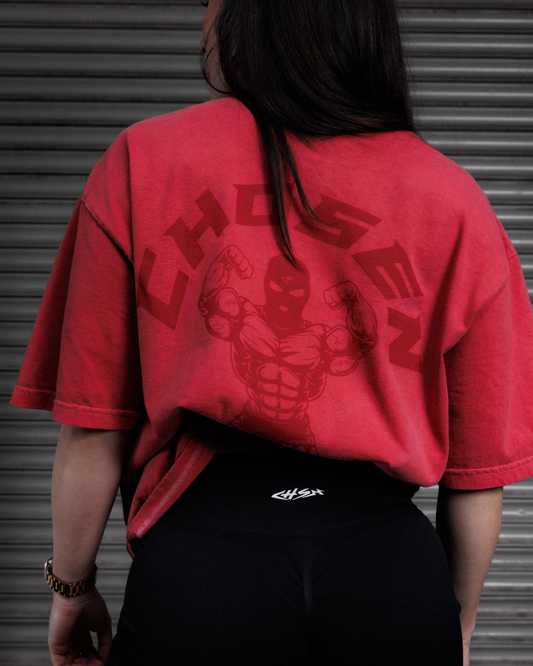 G Gym - Vintage Tee - Tonal Red-thumbmail-3