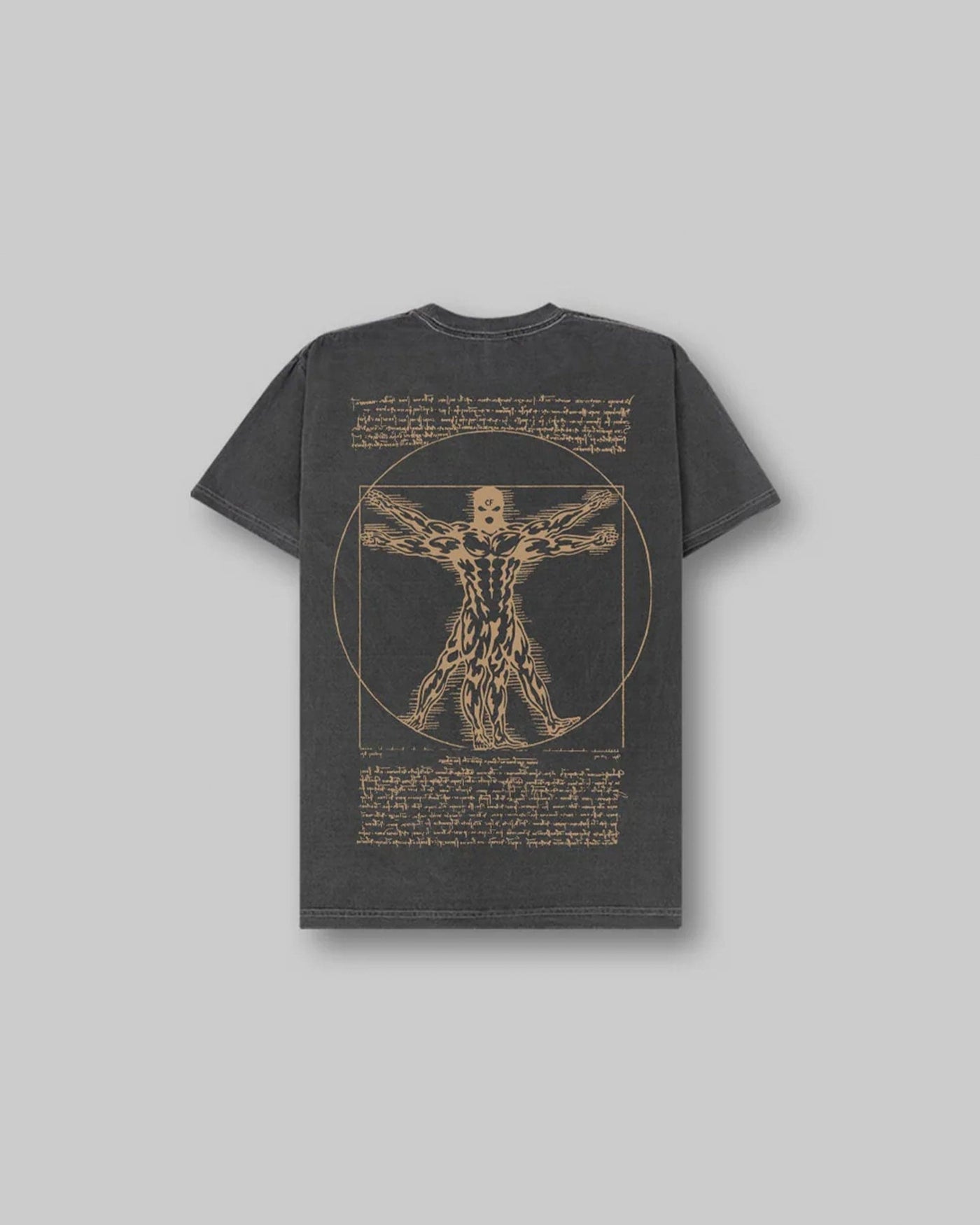 Virtuvian Mass Tee - Vintage Black & Gold