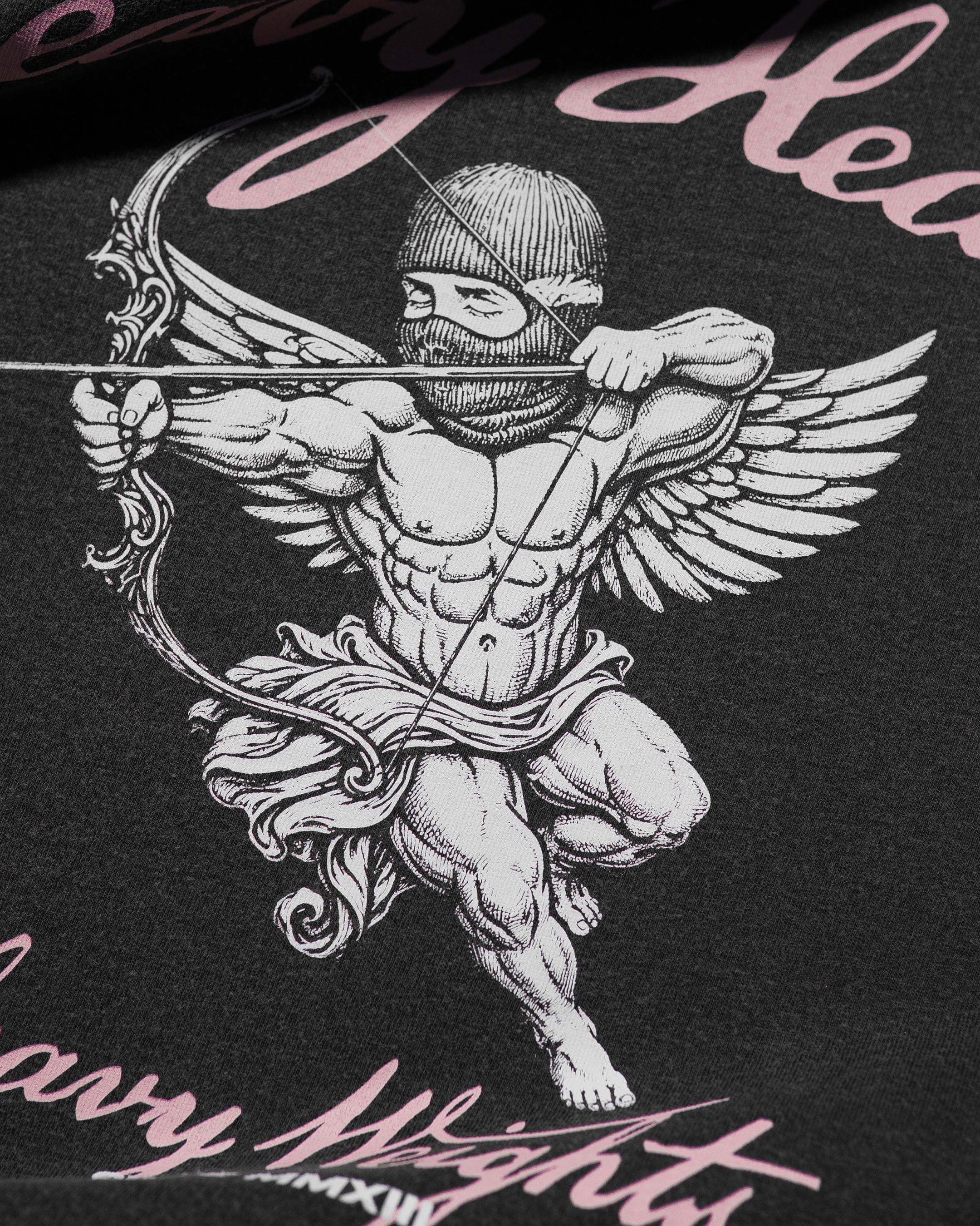 Heavy Hearts & Heavy Weights - Vintage Tee - Black-thumbmail-5