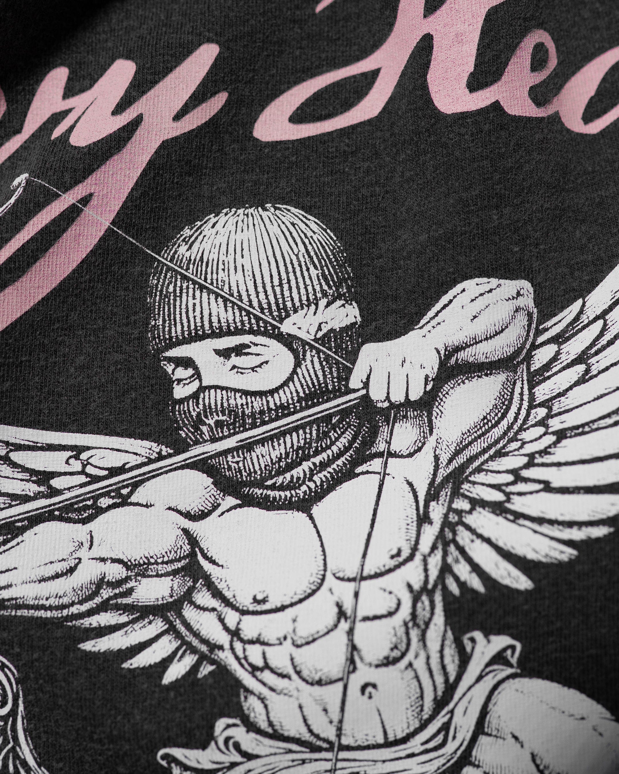 Heavy Hearts & Heavy Weights - Vintage Tee - Black-thumbmail-6