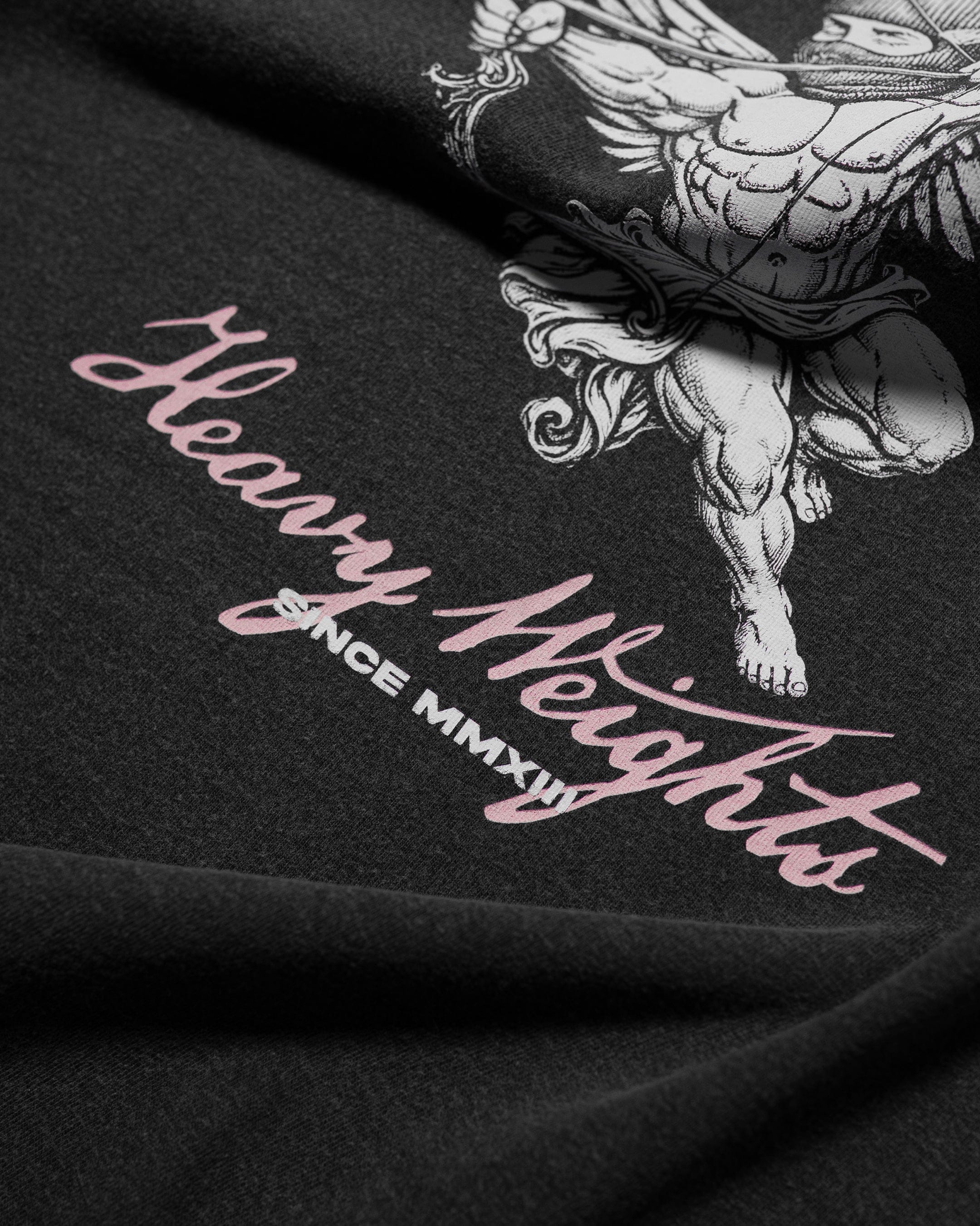 Heavy Hearts & Heavy Weights - Vintage Tee - Black-thumbmail-7